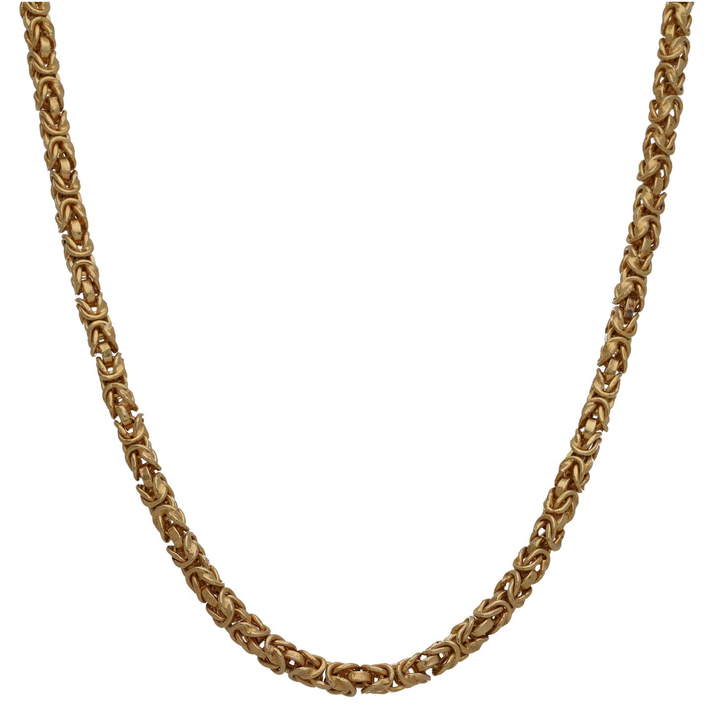 9ct Gold Byzantine Chain 16"
