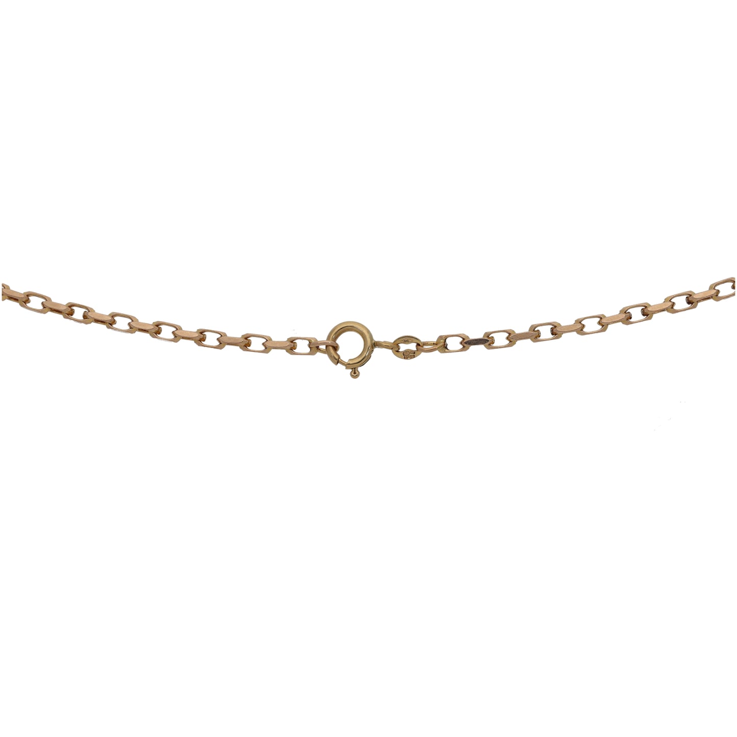 9ct Gold Belcher Chain 18"