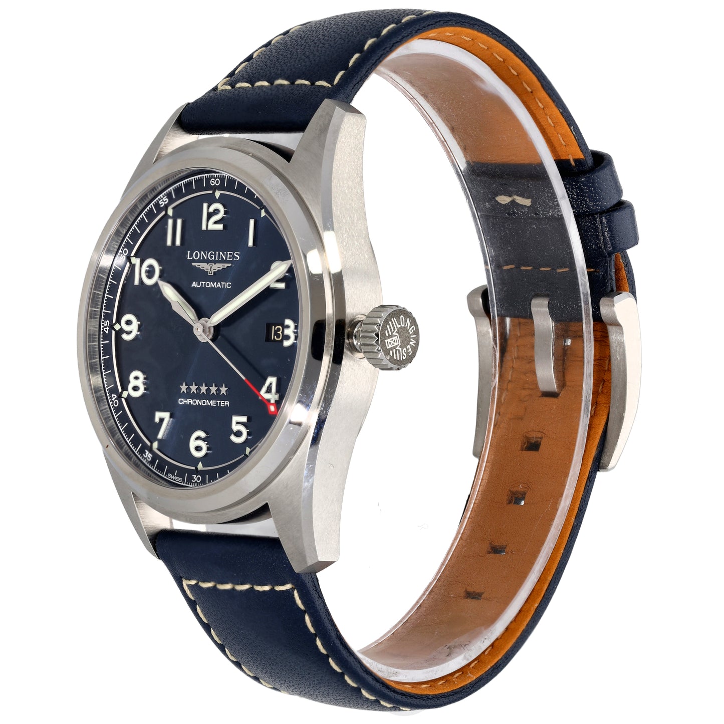 Longines Spirit L3.811.4 42mm Stainless Steel Watch