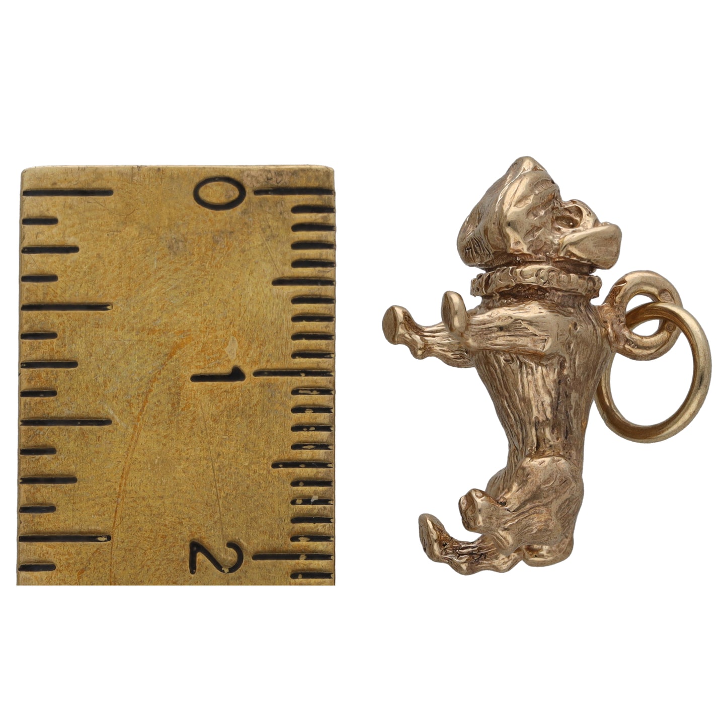9ct Gold Bulldog Pendant