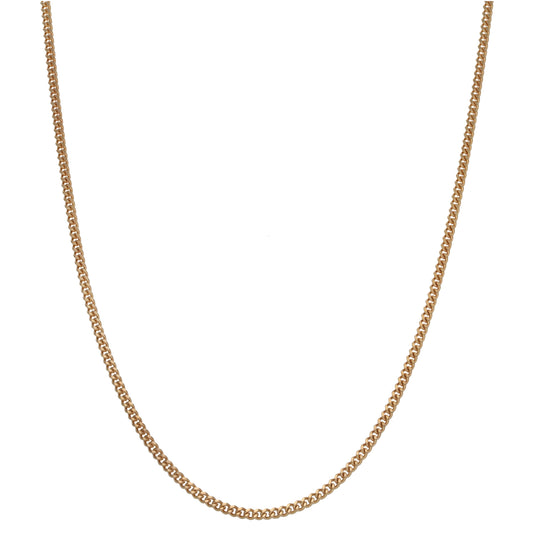 9ct Gold Curb Chain 24"