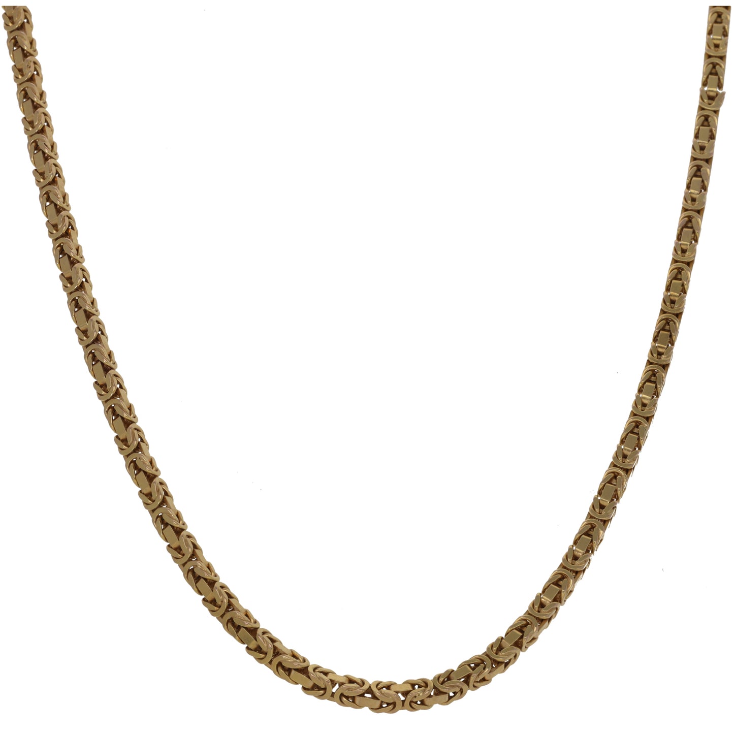 9ct Gold Byzantine Chain 15"