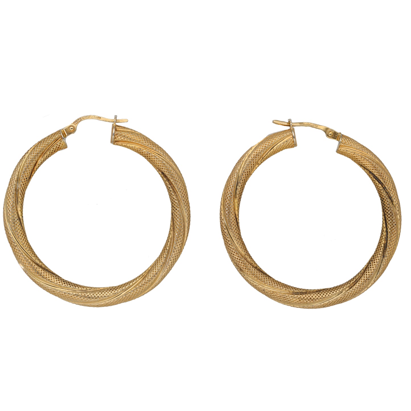 9ct Gold Hoop Earrings