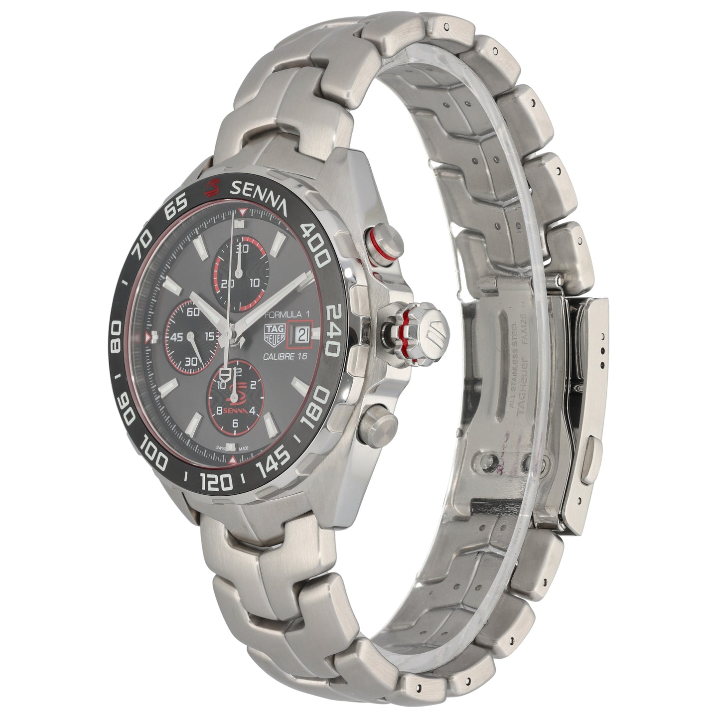 Tag Heuer Formula 1 Senna CAZ201D 44mm Stainless Steel Watch
