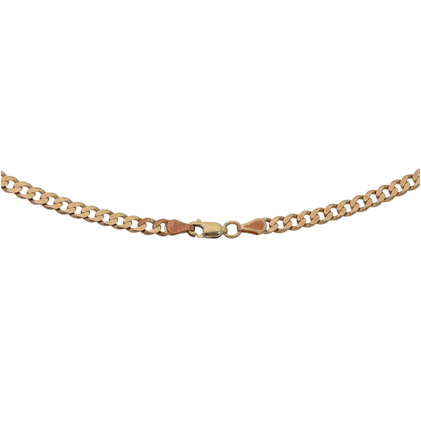 9ct Gold Curb Chain 22"