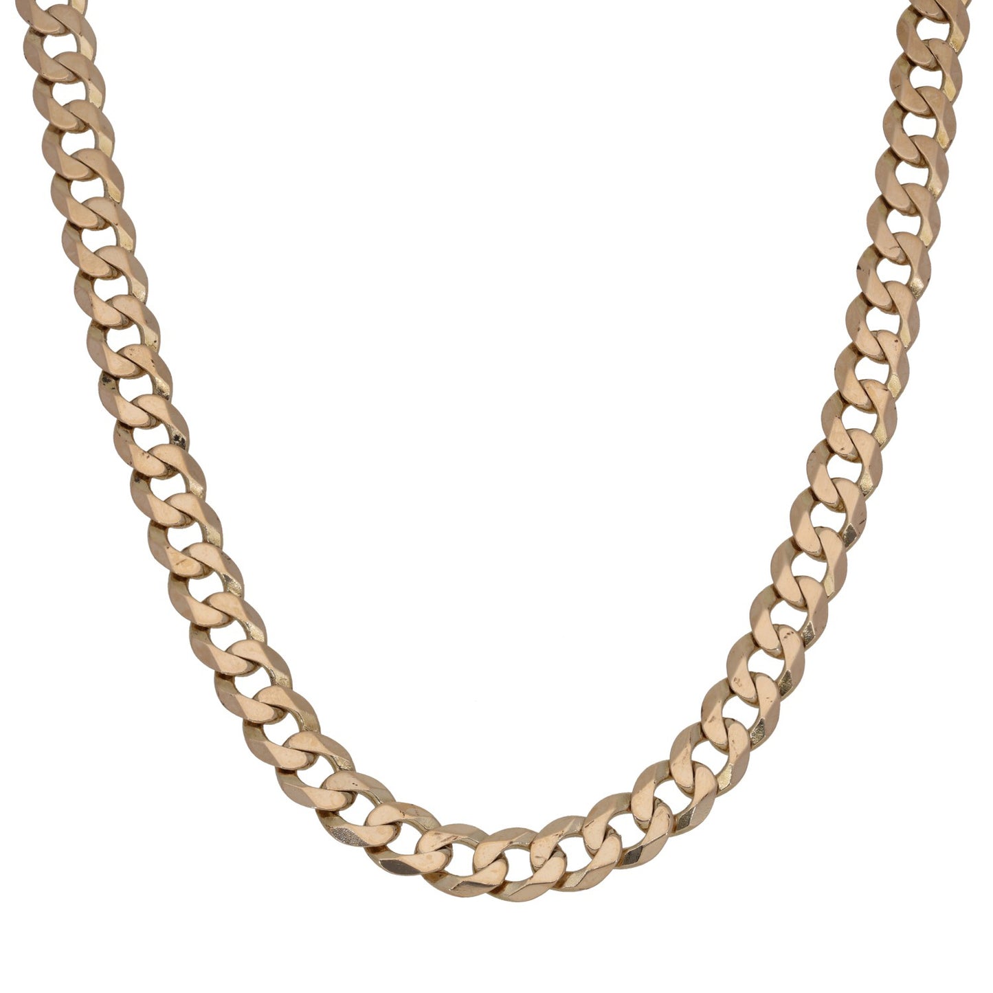 9ct Gold Curb Chain 20"