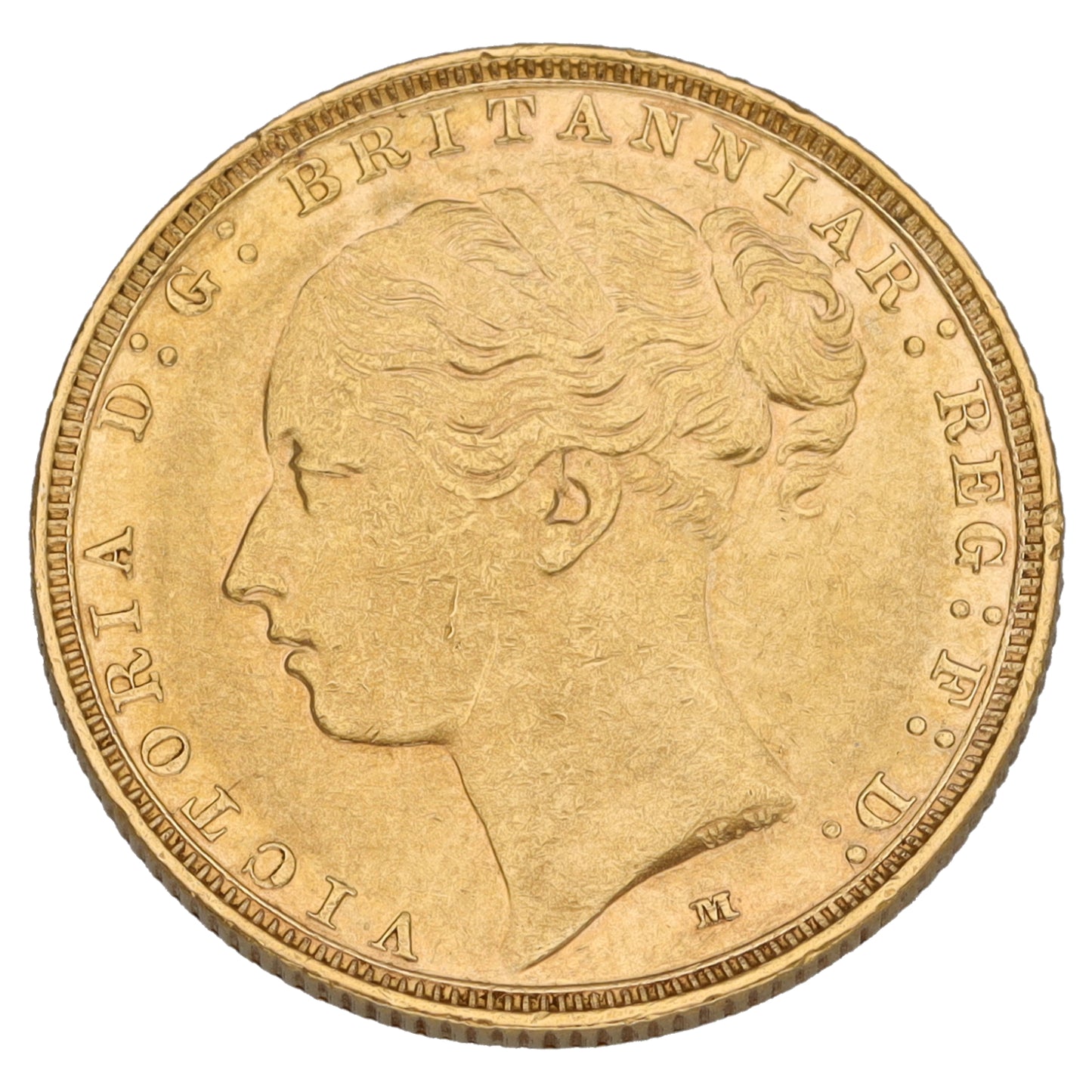 22ct Gold Queen Victoria Full Sovereign Coin 1886