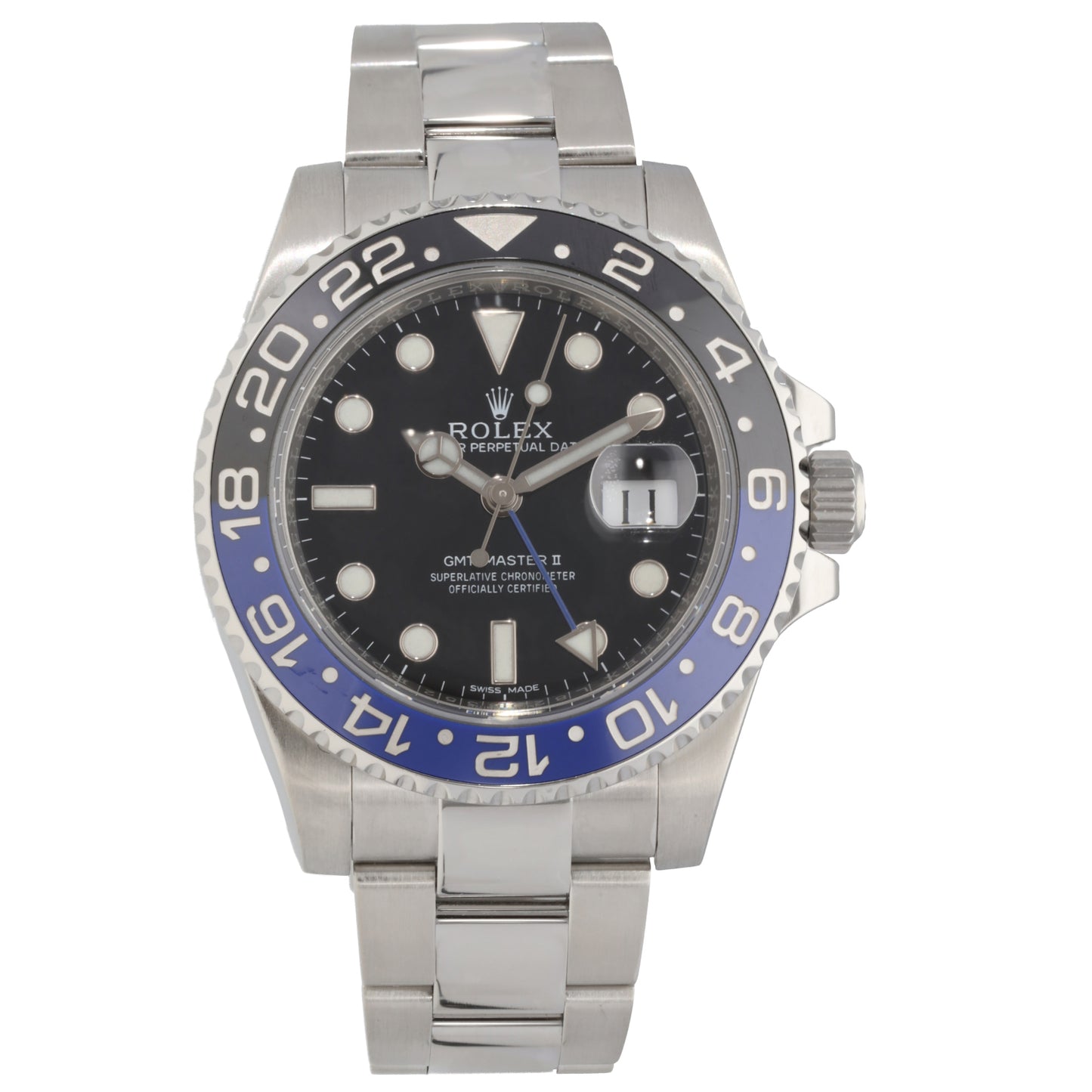 Rolex GMT Master II 116710 BLNR 40mm Stainless Steel Watch