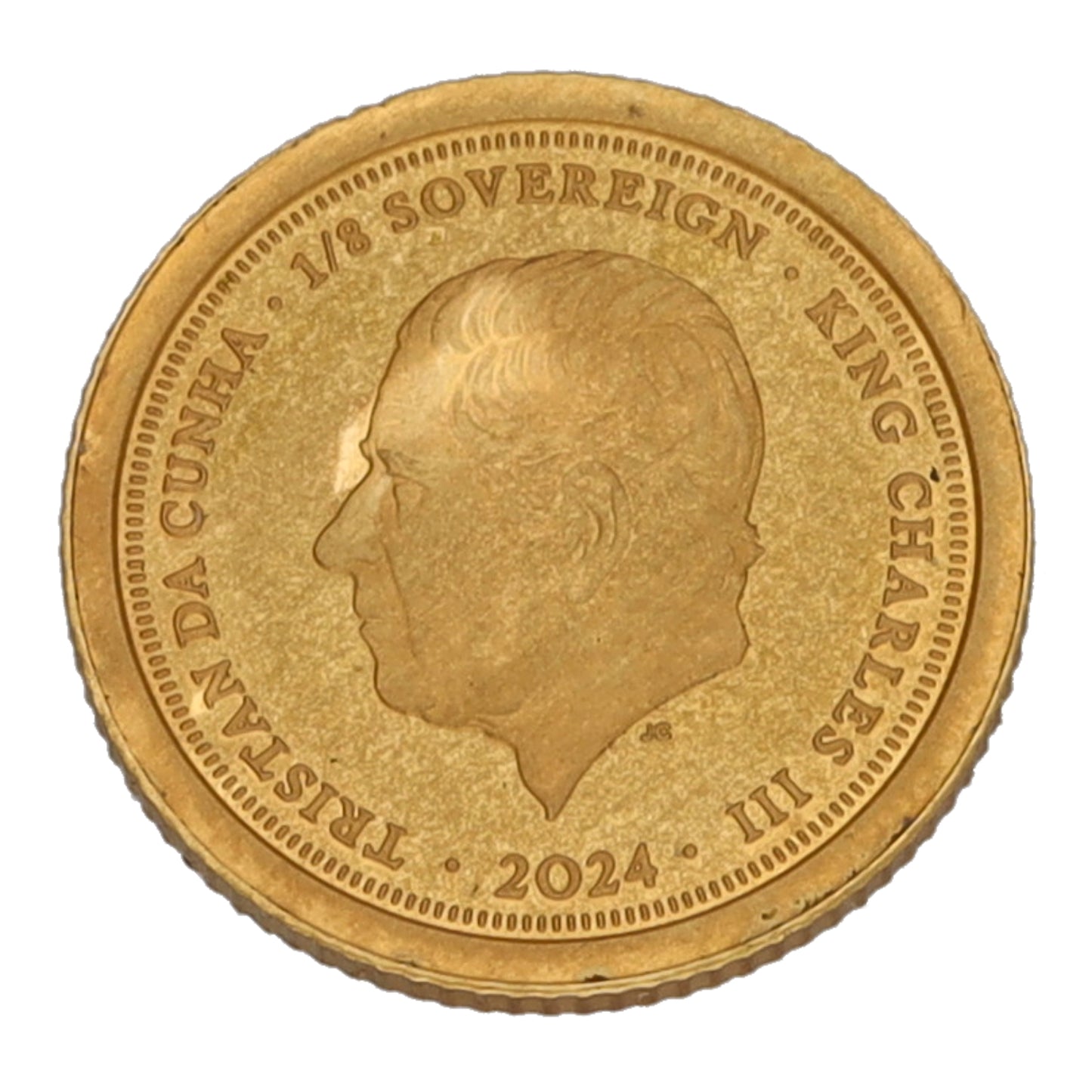 22ct Gold King Charles III Eighth Sovereign Coin 2024