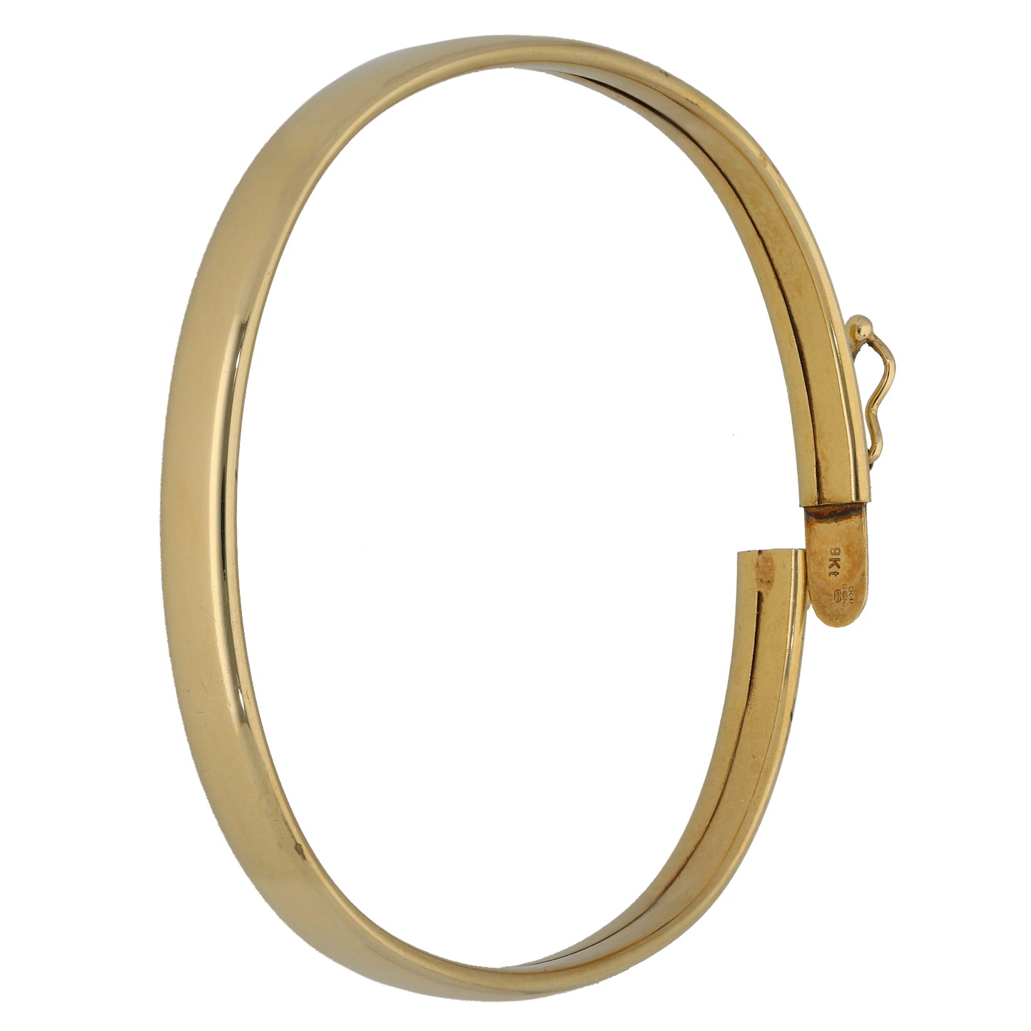9ct Gold Hinged/Clasp Bangle