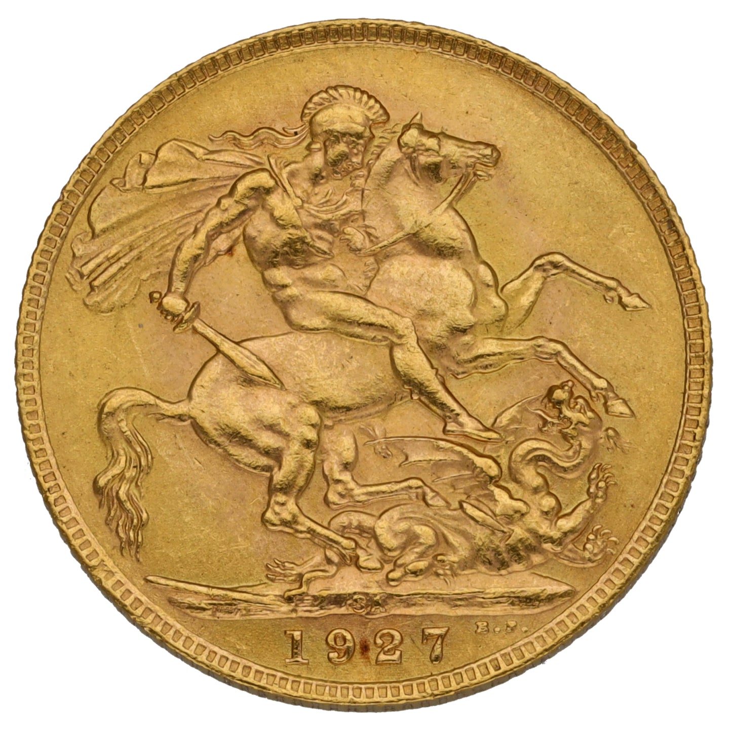 22ct Gold King George V Full Sovereign Coin 1927