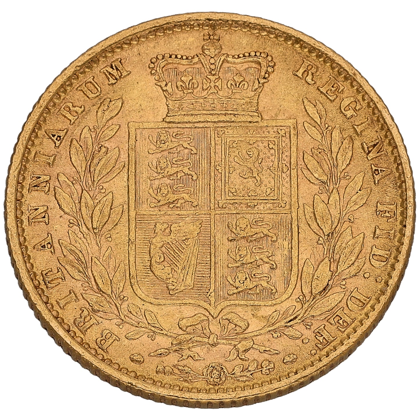 22ct Gold Queen Victoria Full Sovereign Coin 1872