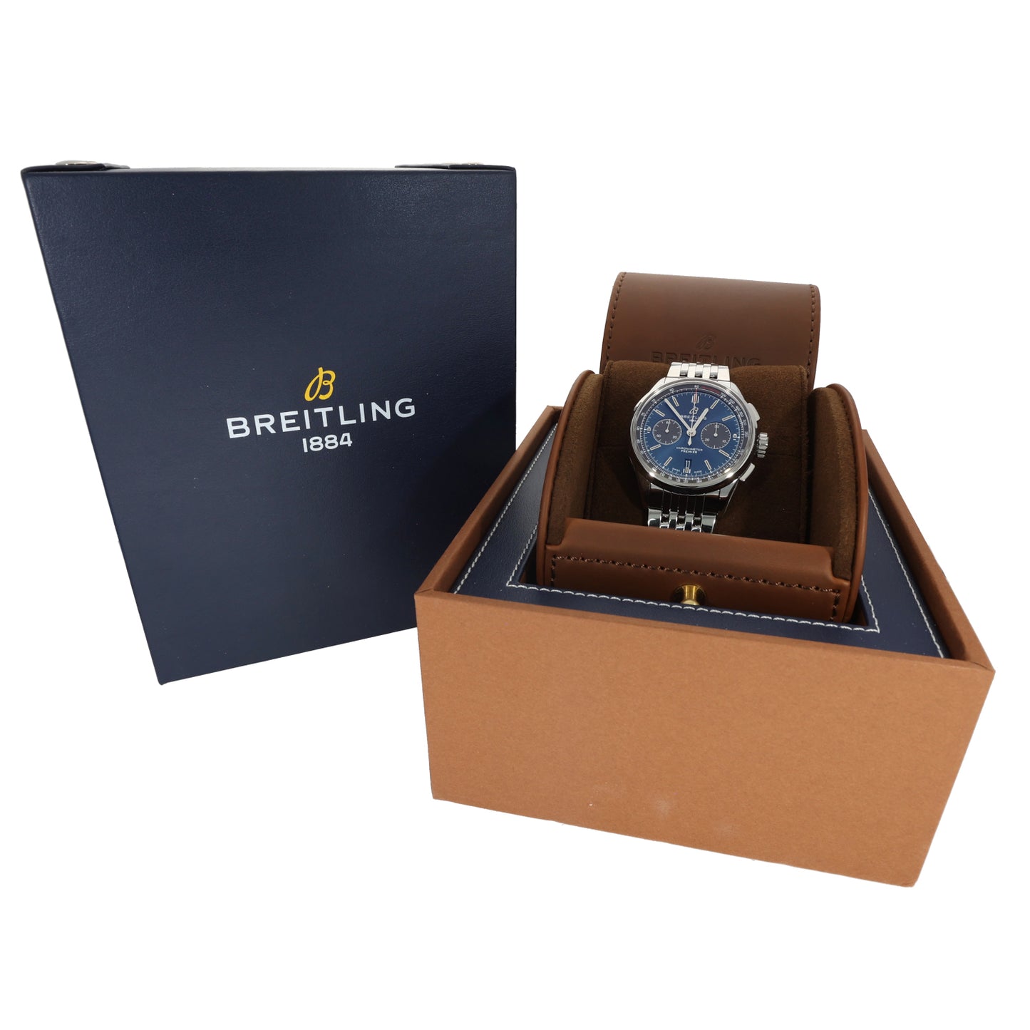 Breitling Premier B01 AB0118 42mm Stainless Steel Watch