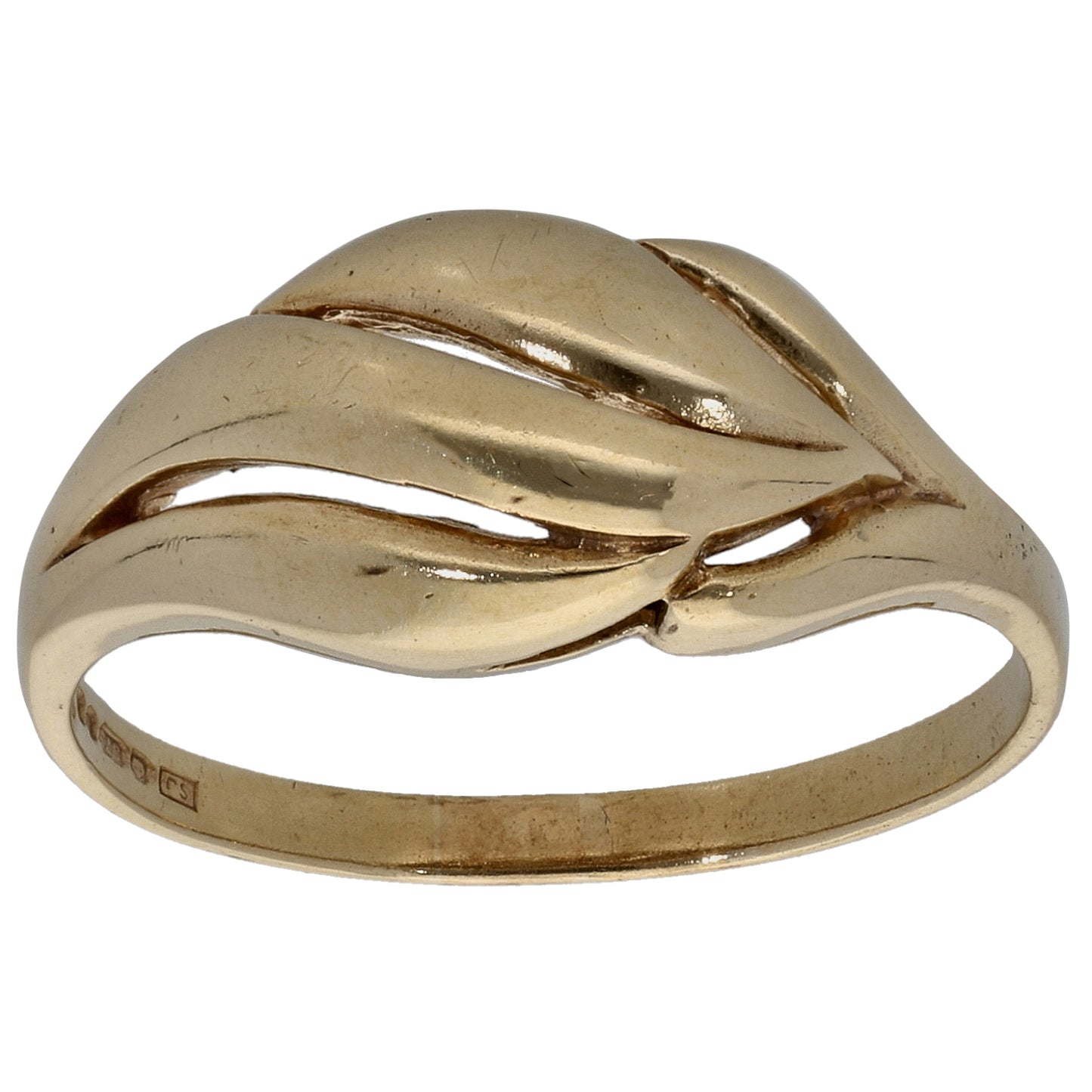 9ct Gold Alternative Ring Size O