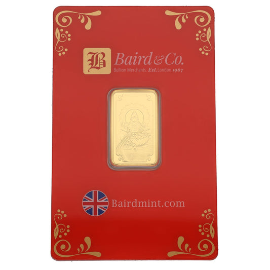 New 24ct 10g Lakshmi Gold Bar
