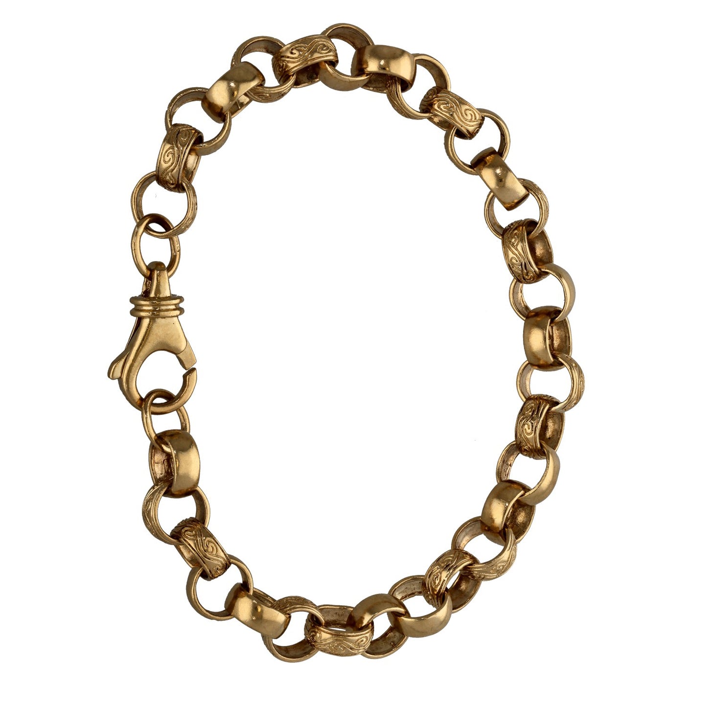 9ct Gold Belcher Bracelet