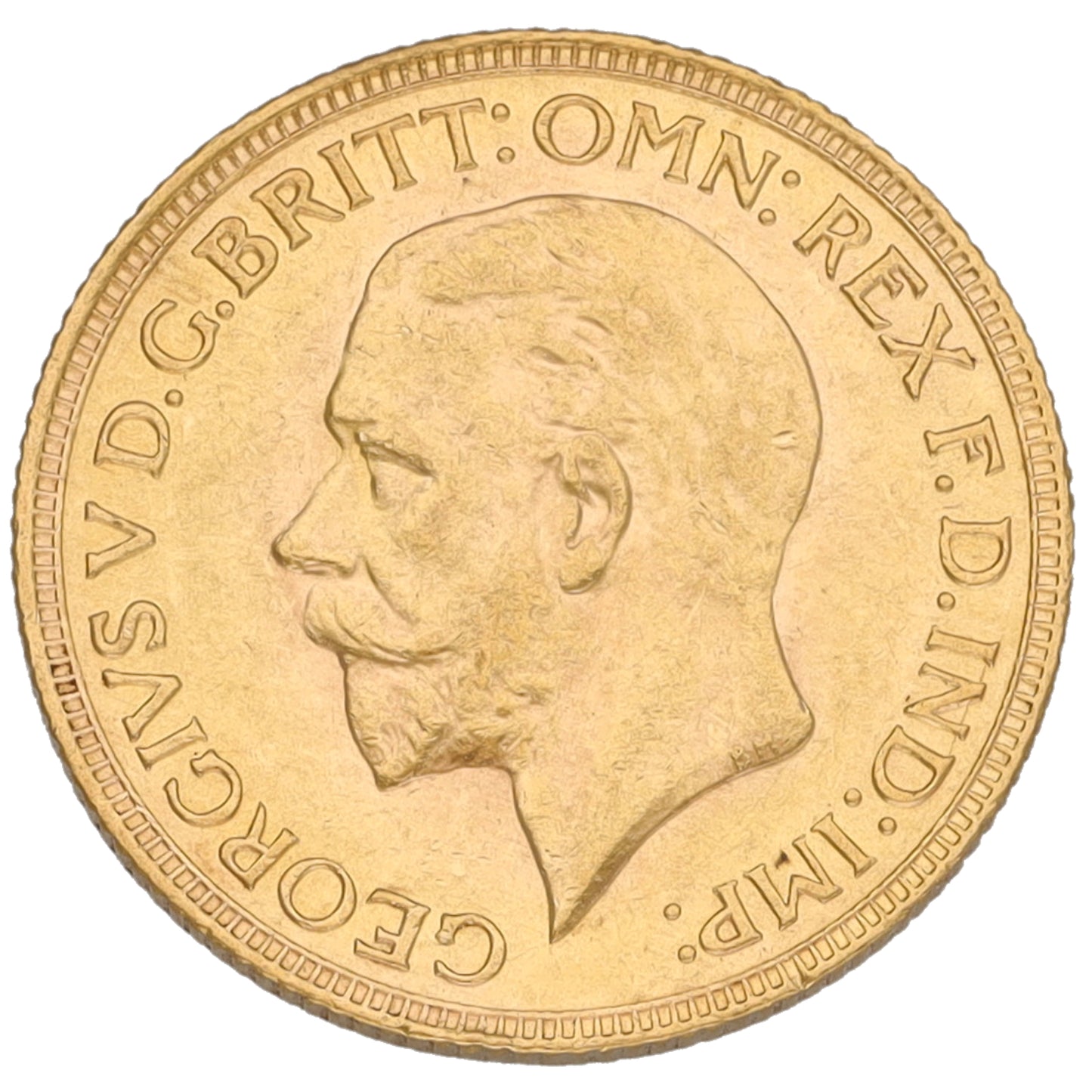 22ct Gold King George V Full Sovereign Coin 1930