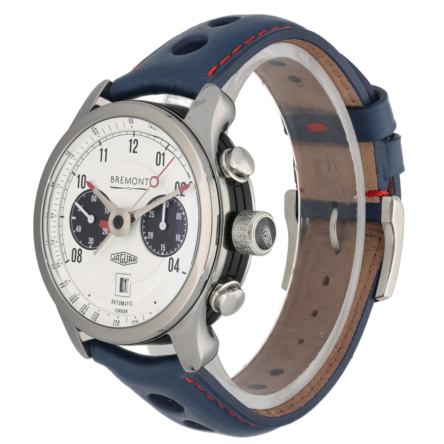 Bremont Jaguar Mk II J-MKII-WH-R-S 42mm Stainless Steel Watch