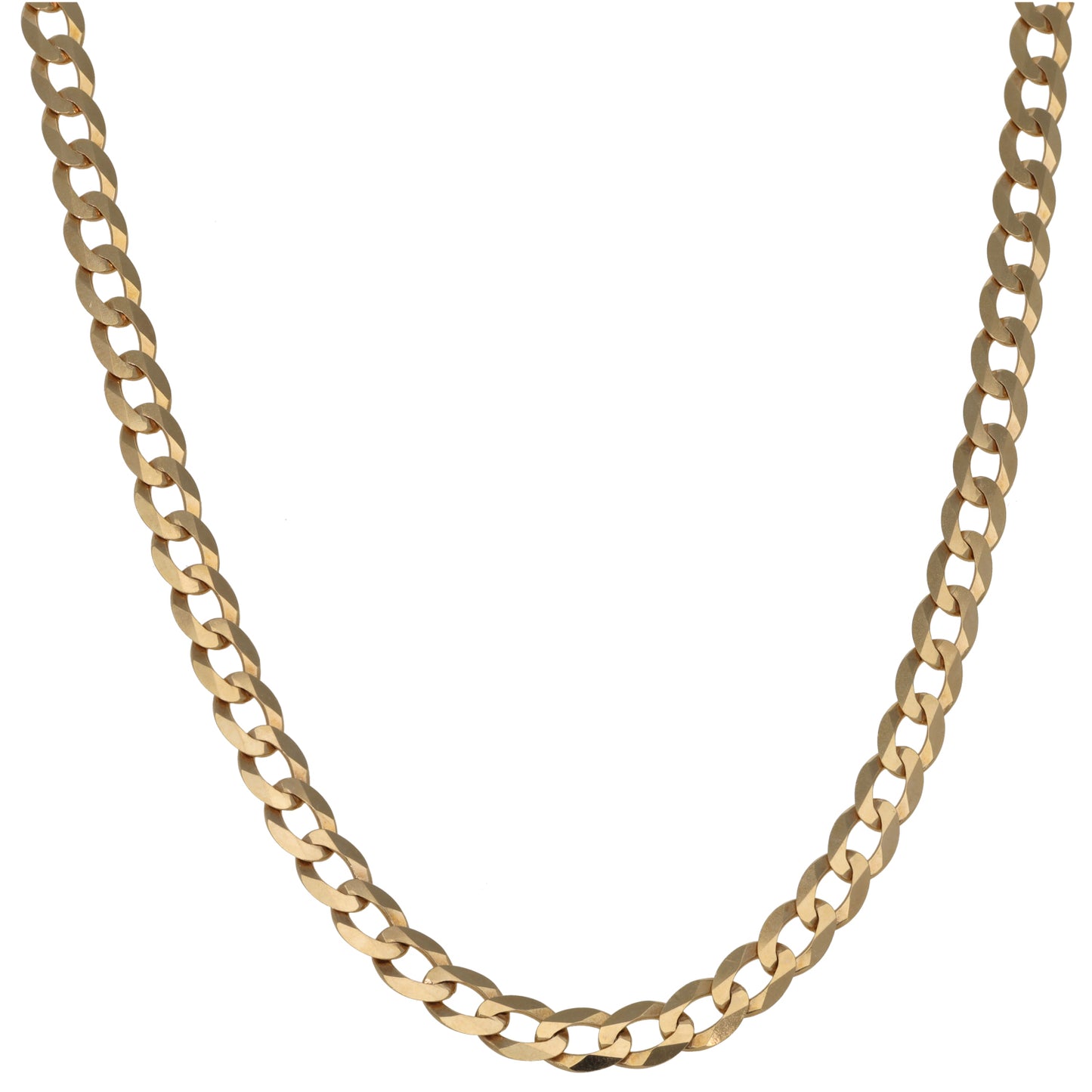 9ct Gold Curb Chain 24"