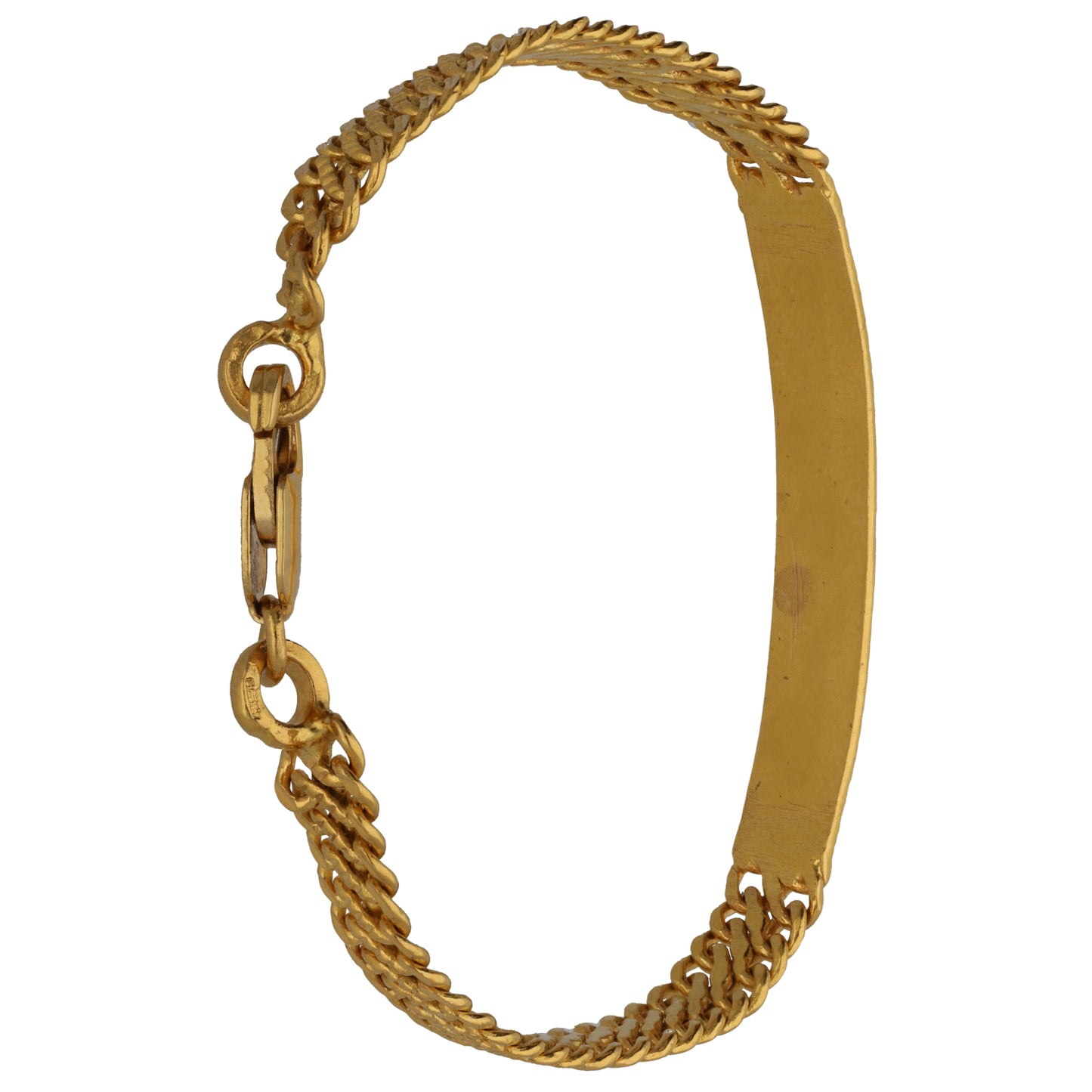 22ct Gold Kids ID Bracelet