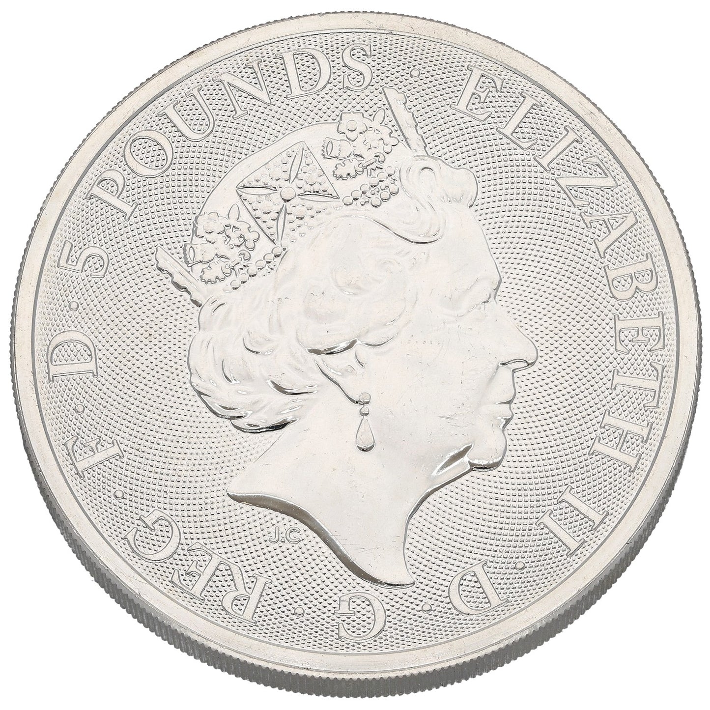 Fine Silver Yale Of Beaufort 2 OZ Coin 2023