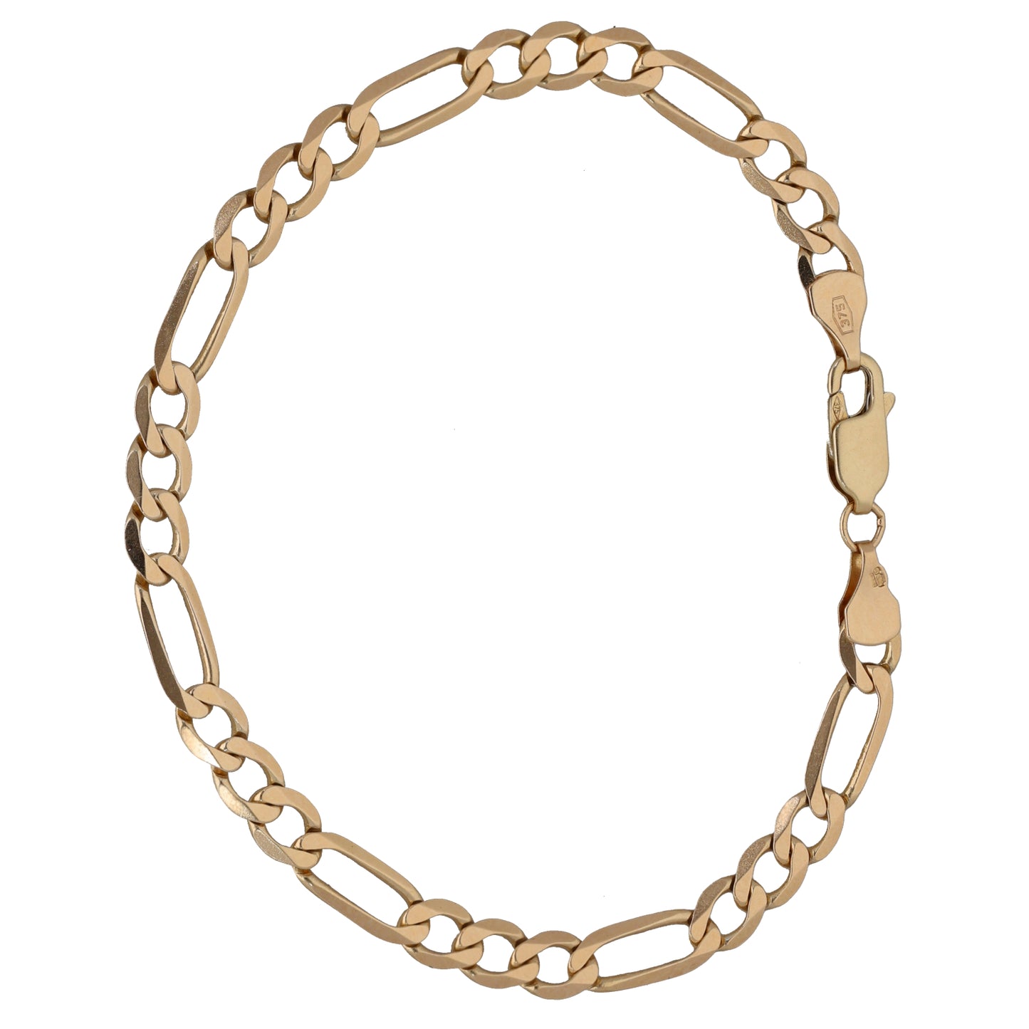9ct Gold Figaro Bracelet