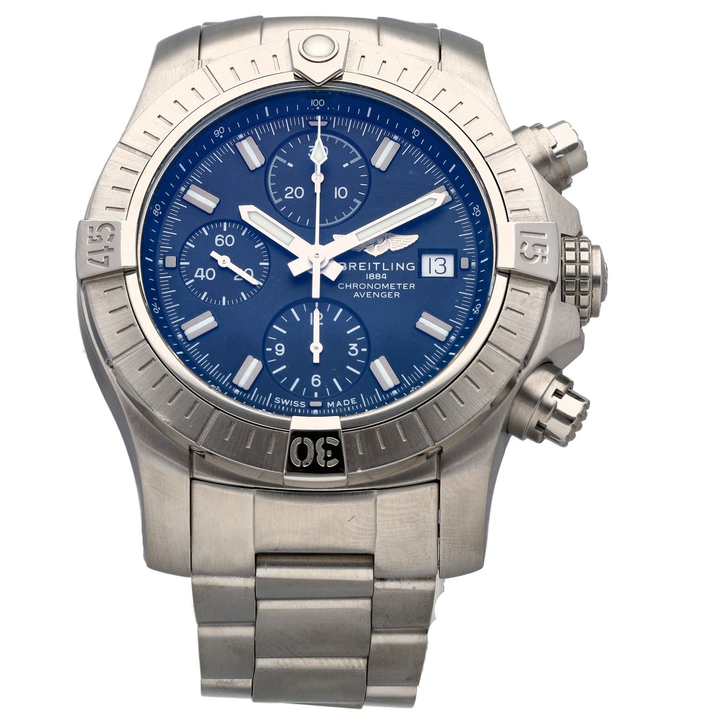 Breitling Avenger A13385 43mm Stainless Steel Watch