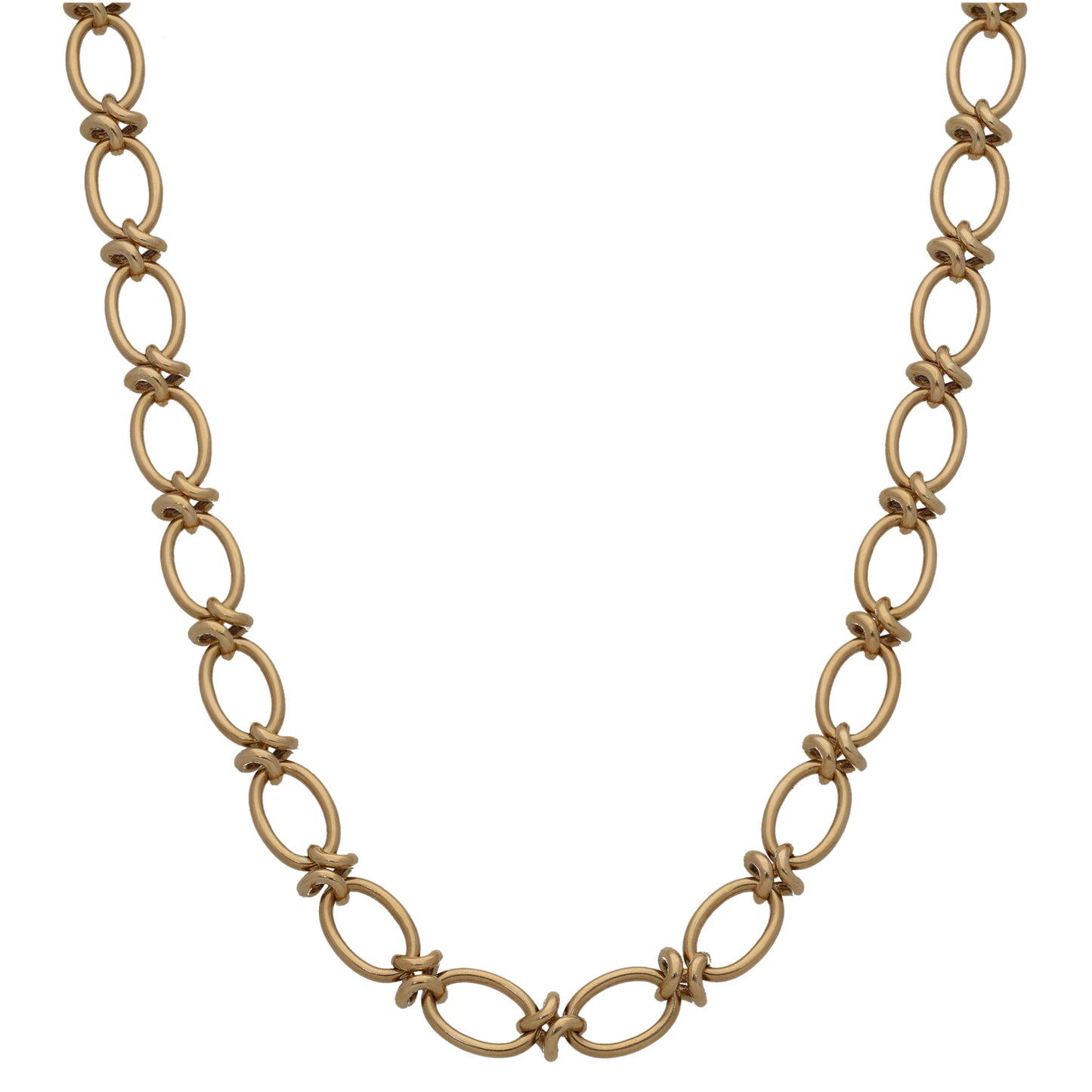 9ct Gold Fancy Necklace 18"