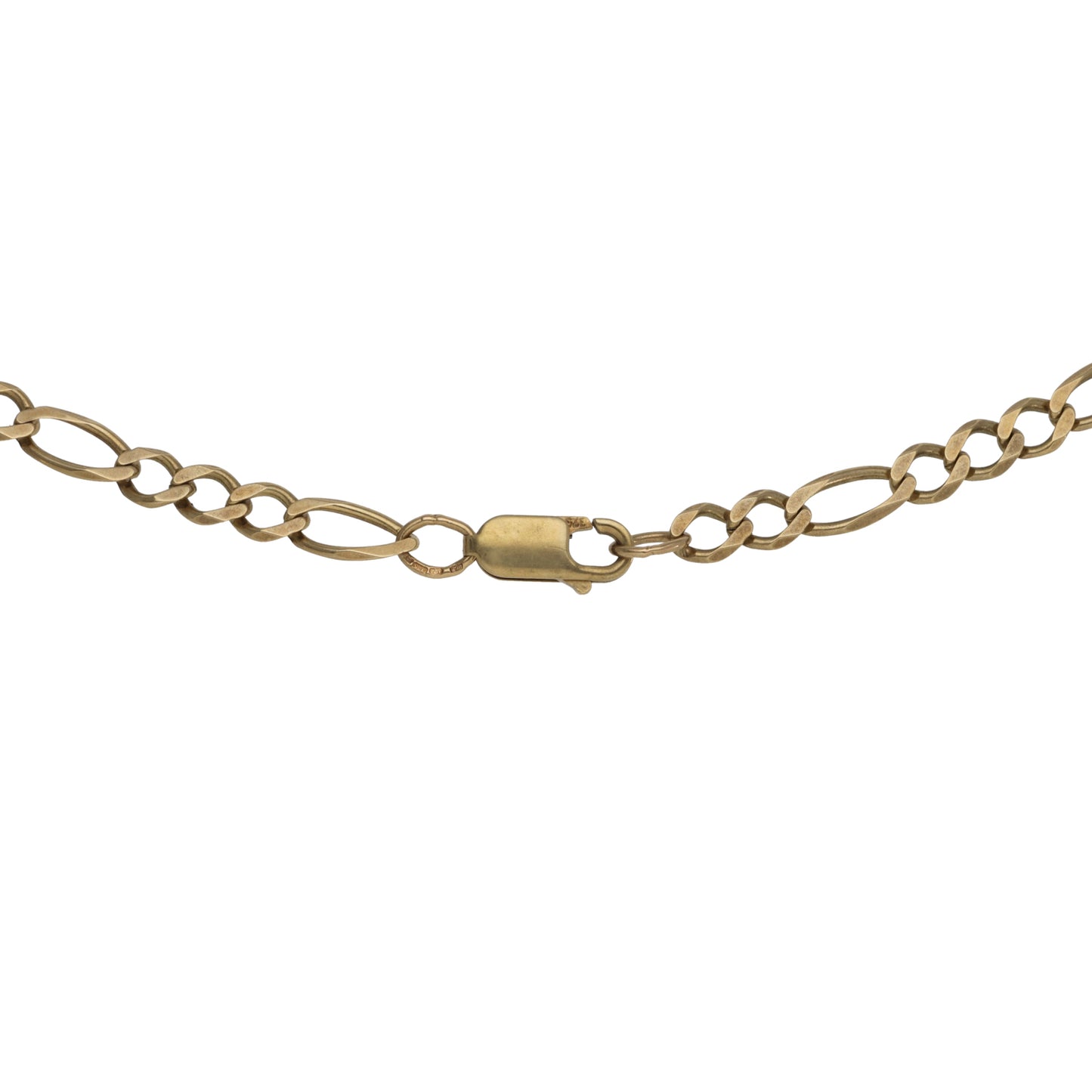 9ct Gold Figaro Chain 18"