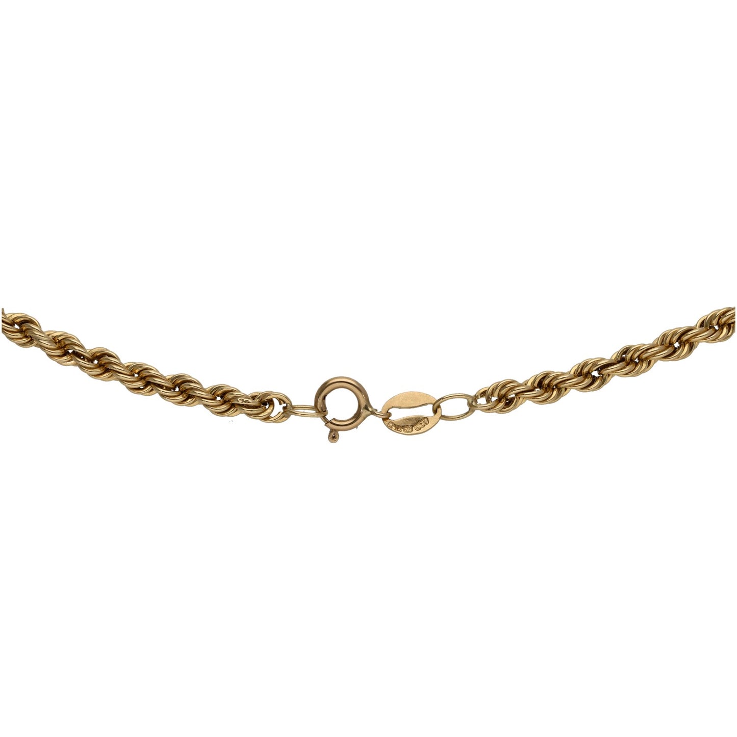 9ct Gold Rope Chain 21"