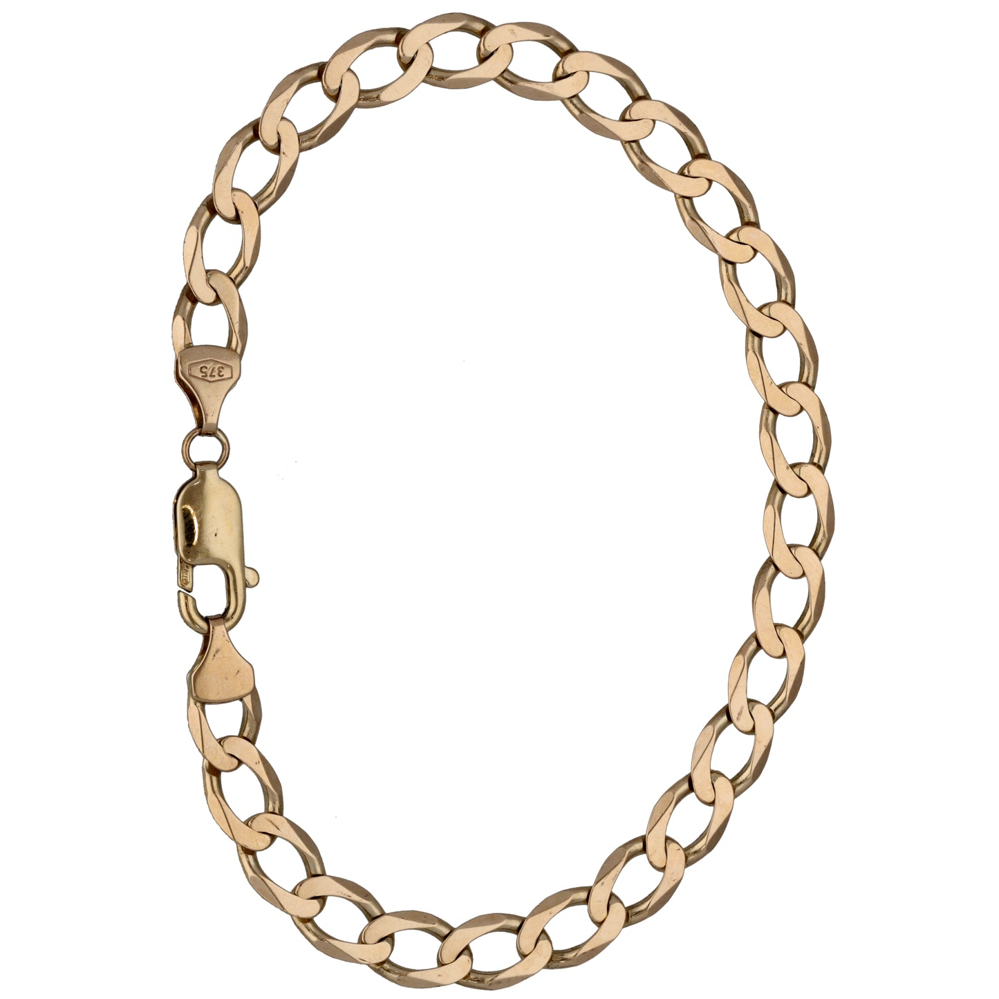 9ct Gold Curb Bracelet