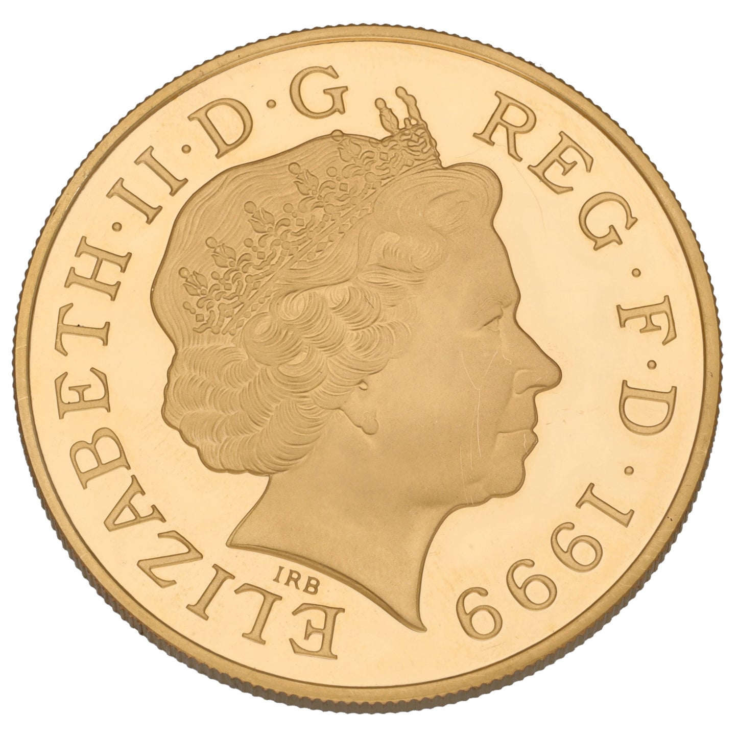 22ct Gold In Memory Of Diana Princess Of Wales Five Pounds Coin 1999