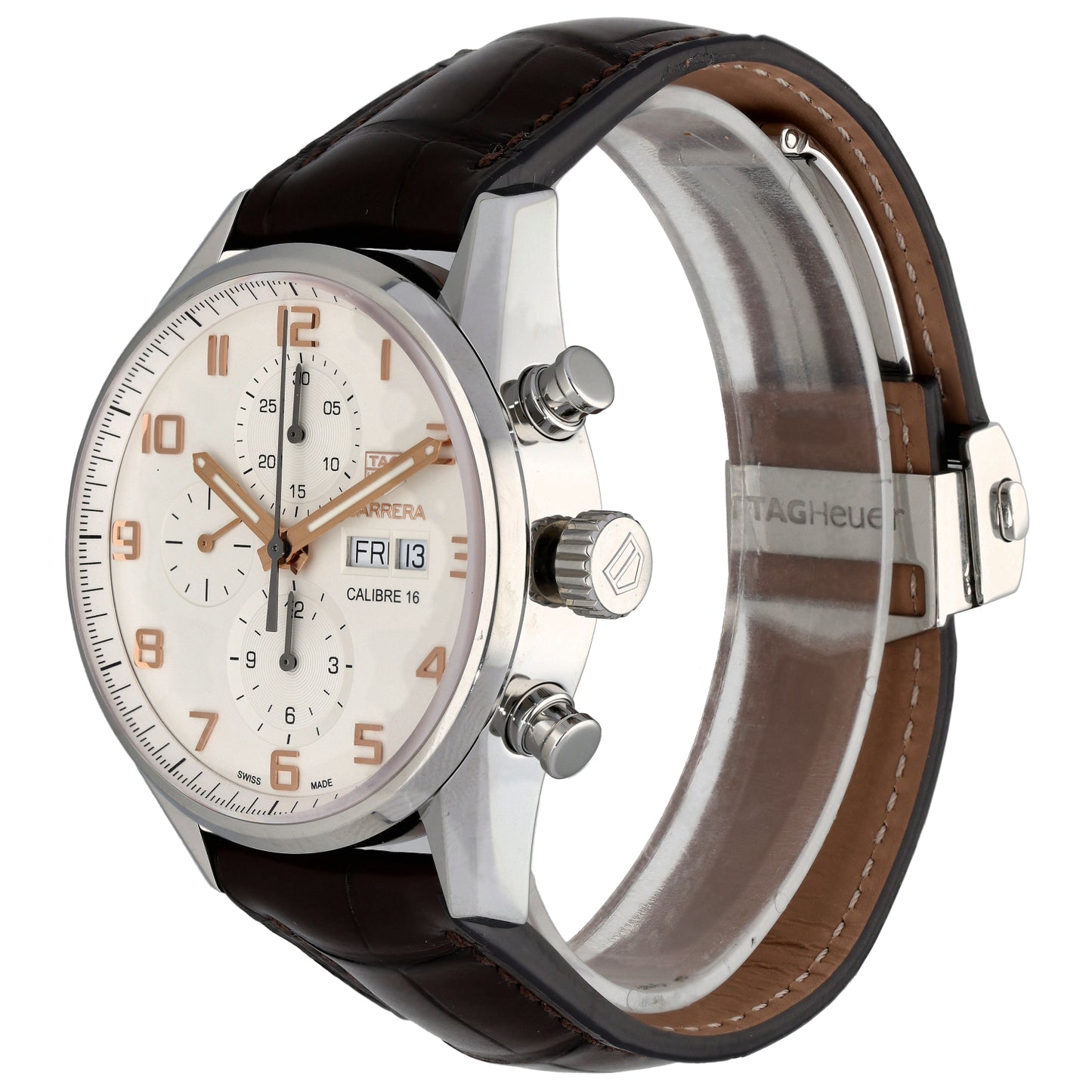 Tag Heuer Carrera CV2A1AC 43mm Stainless Steel Watch