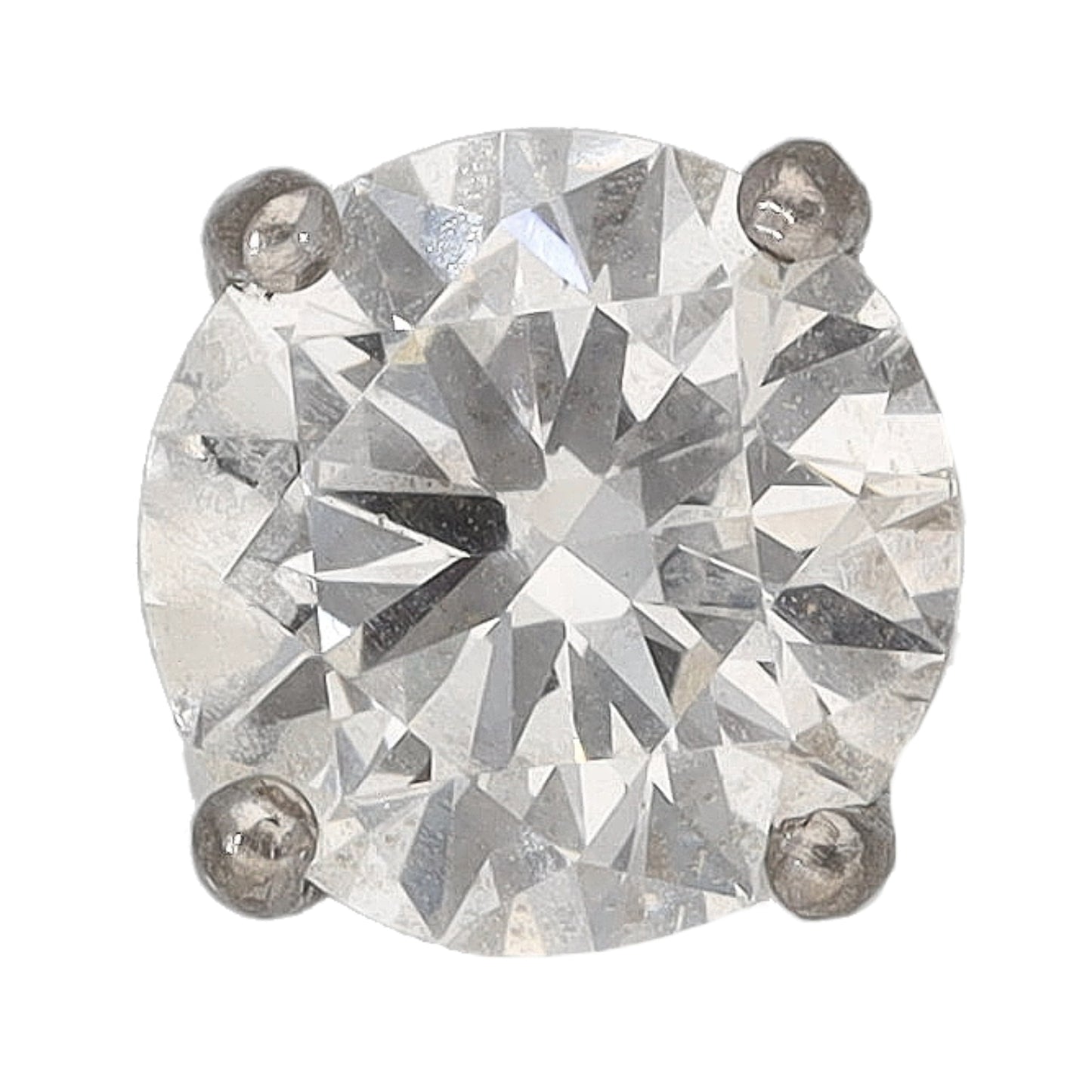 18ct White Gold 1.55ct Laboratory-Grown Diamond Solitaire Earring