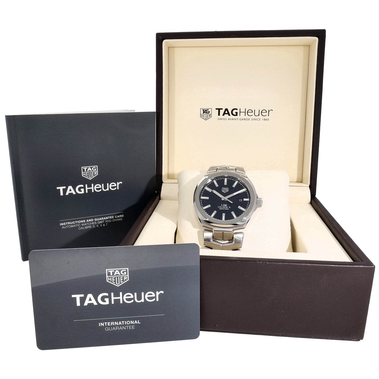 Tag Heuer Link WBC2110 41mm Stainless Steel Watch