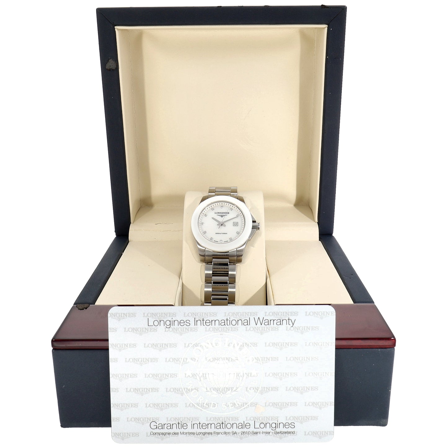 Longines Conquest L3.257.4 29.5mm Stainless Steel Watch