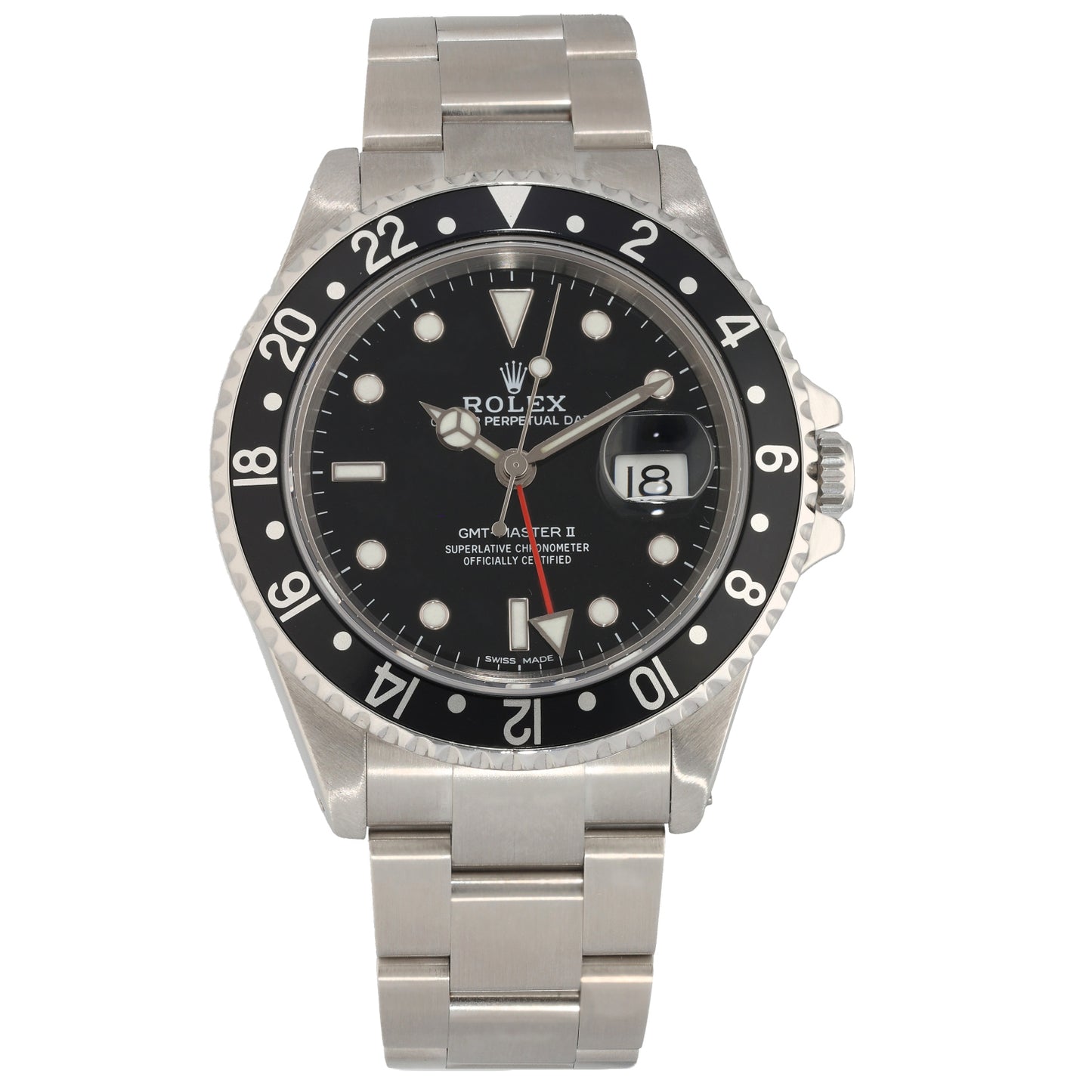 Rolex GMT Master II 16710 40mm Stainless Steel Watch