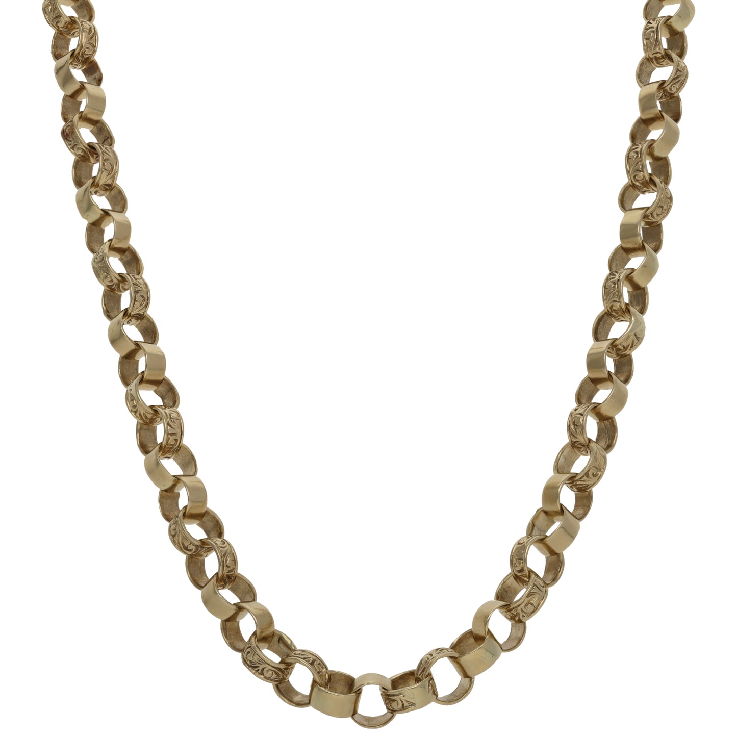 9ct Gold Belcher Chain 24"