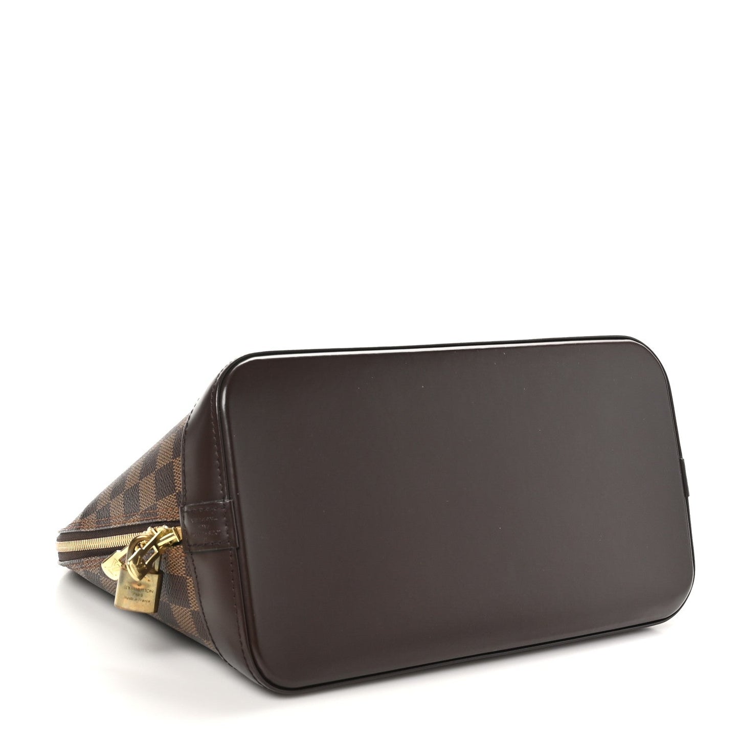 Louis Vuitton Alma Damier Ebene Coated Canvas Bag - Brown