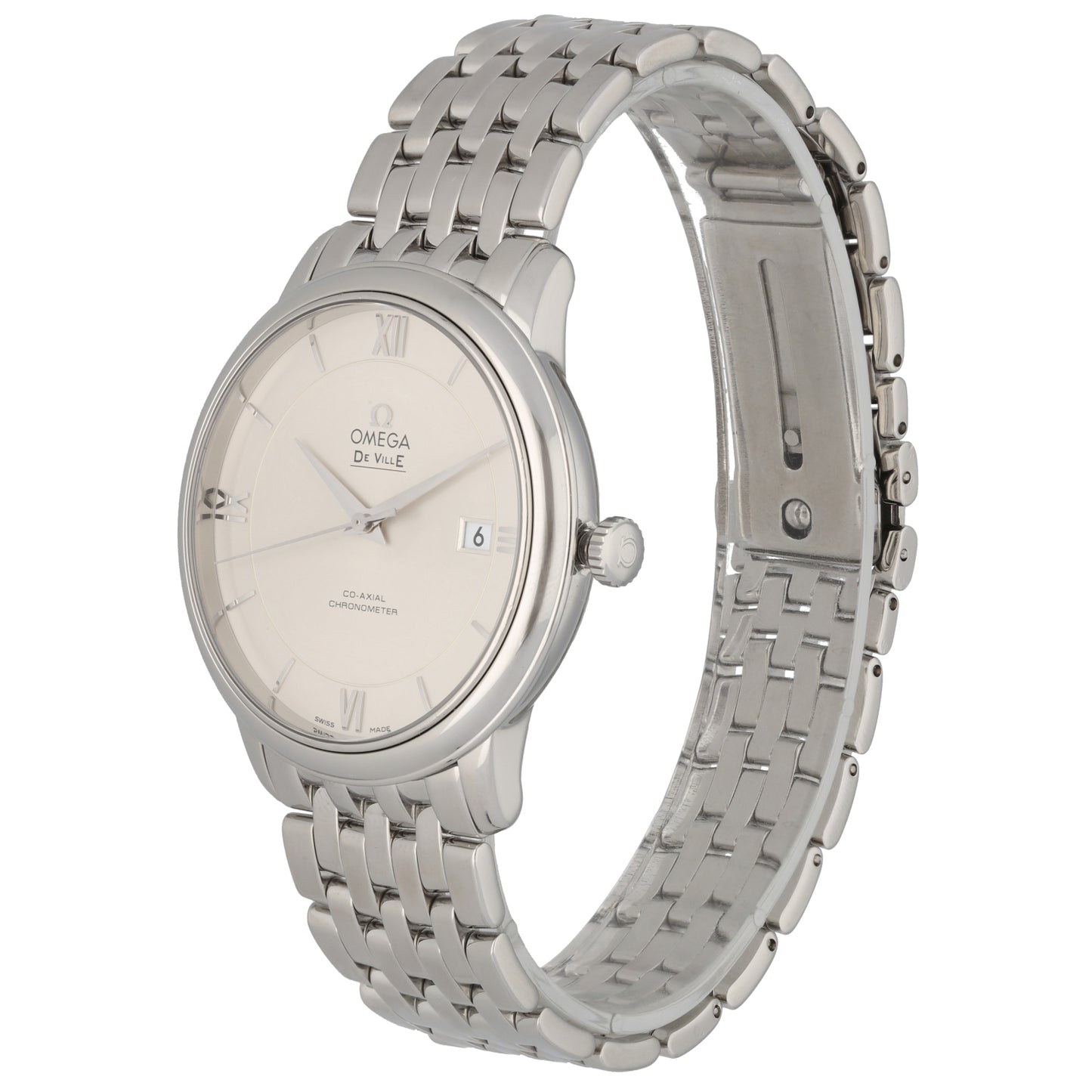 Omega De Ville Prestige 424.10.40.20.02.003 39.5mm Stainless Steel Watch