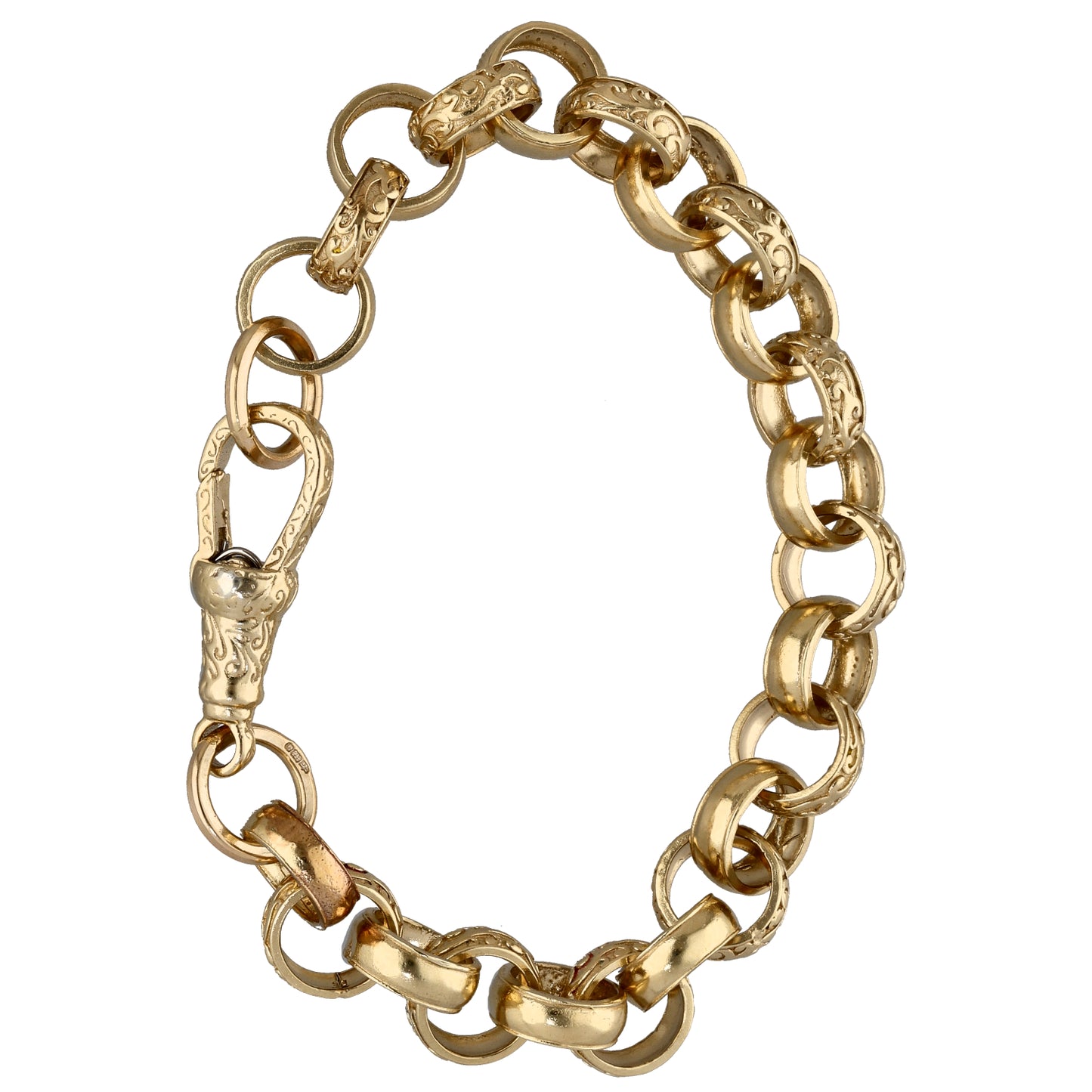 9ct Gold Belcher Bracelet