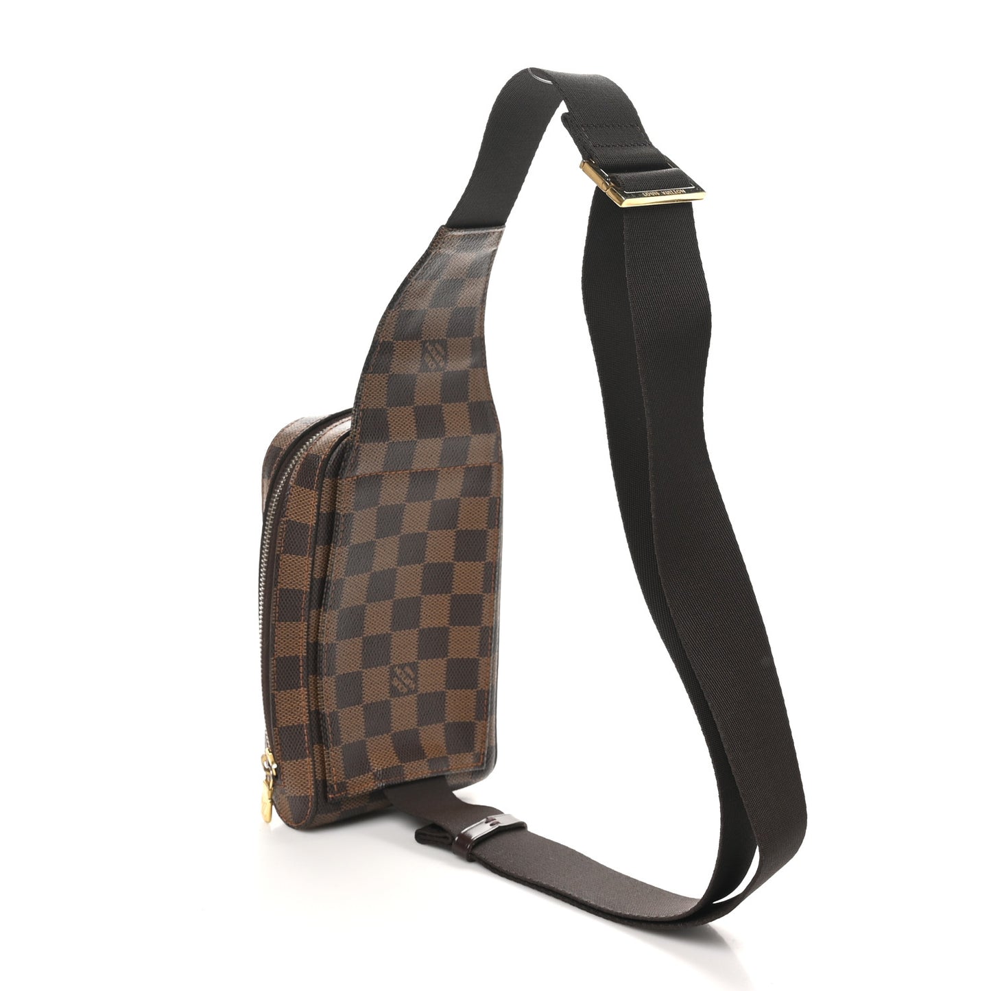 Louis Vuitton Geronimos Damier Ebene Coated Canvas Bag - Brown