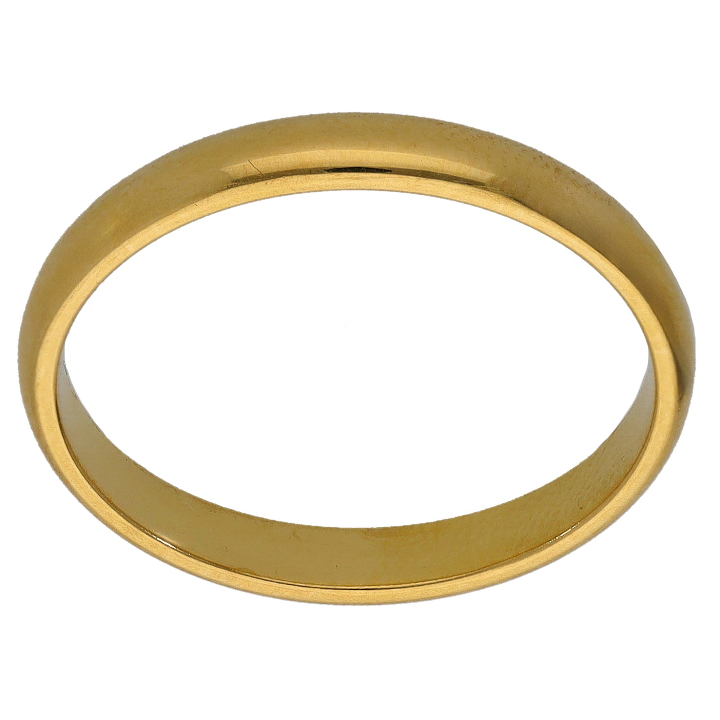18ct Gold Plain Wedding Ring Size O