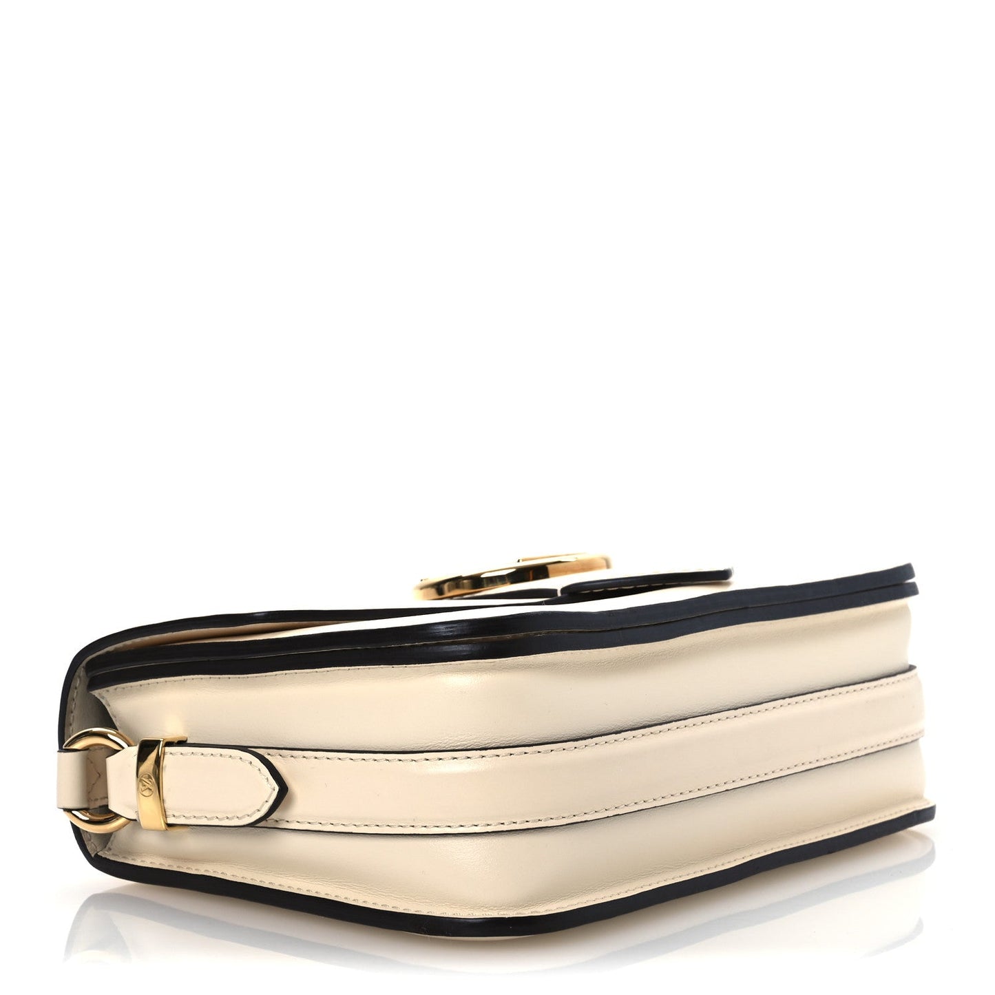 Louis Vuitton Pont 9 Smooth Calfskin Leather Bag - Cream