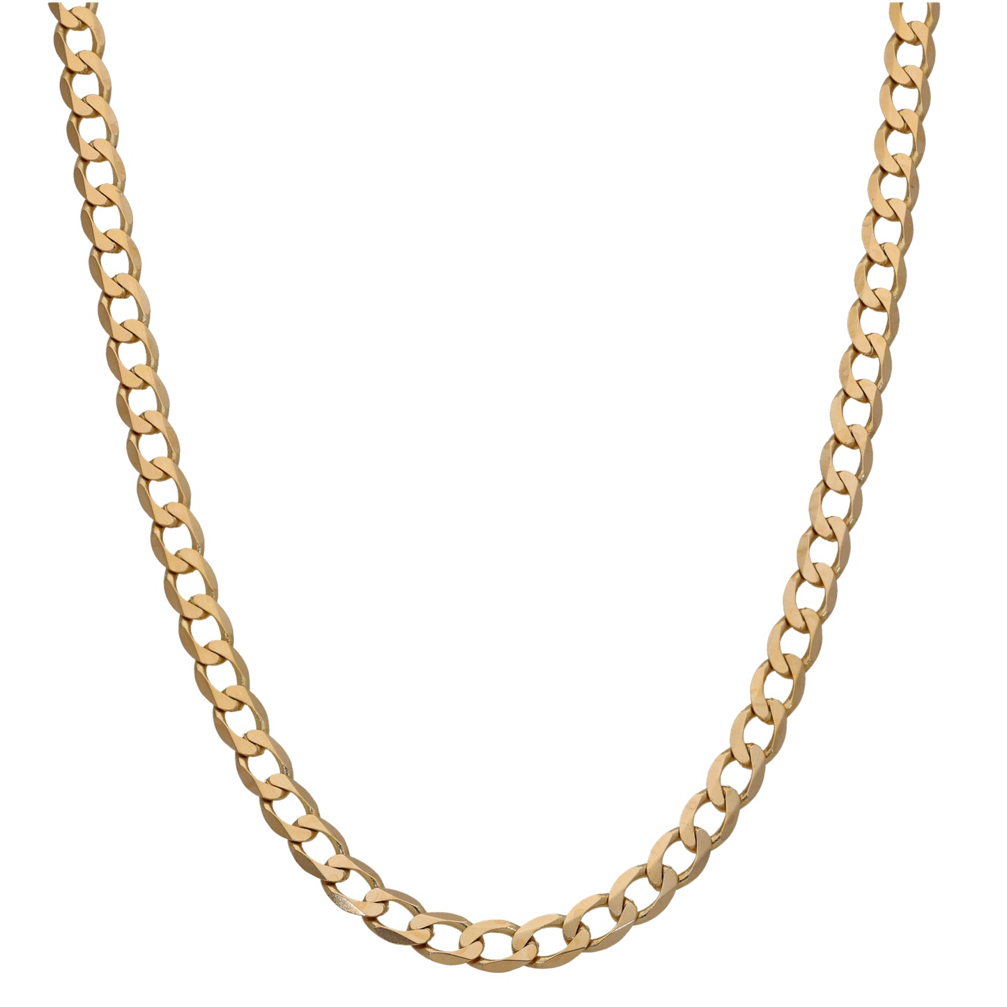 9ct Gold Curb Chain 20"