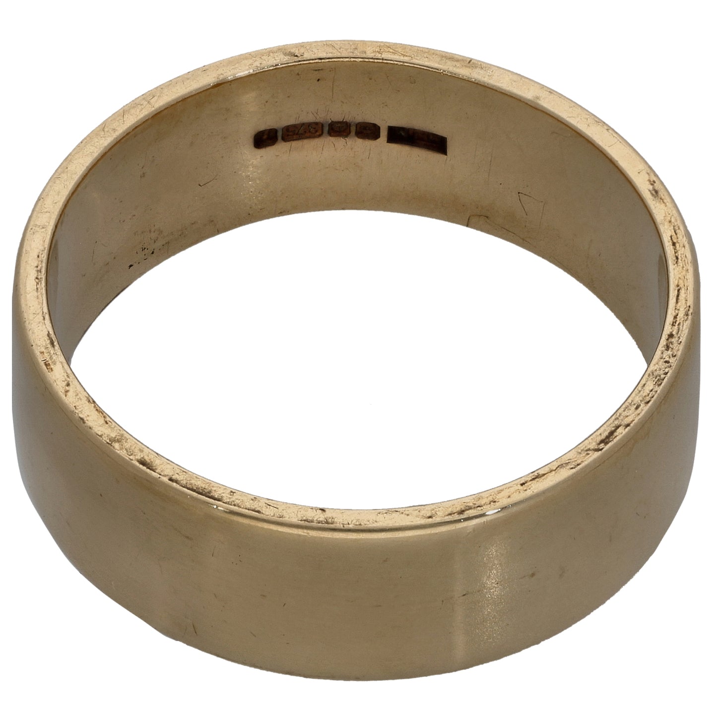 9ct Gold Plain Wedding Ring Size W