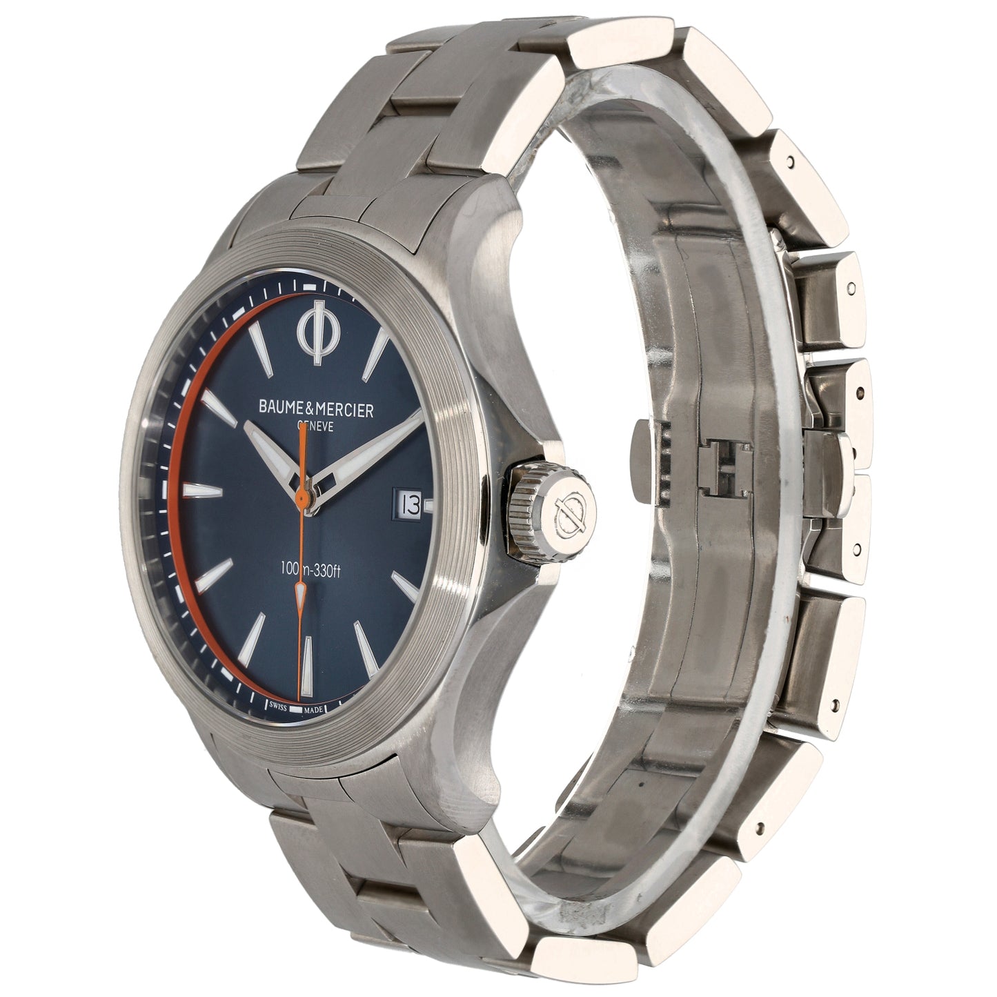 Baume Et Mercier Clifton 65841 42mm Stainless Steel Watch