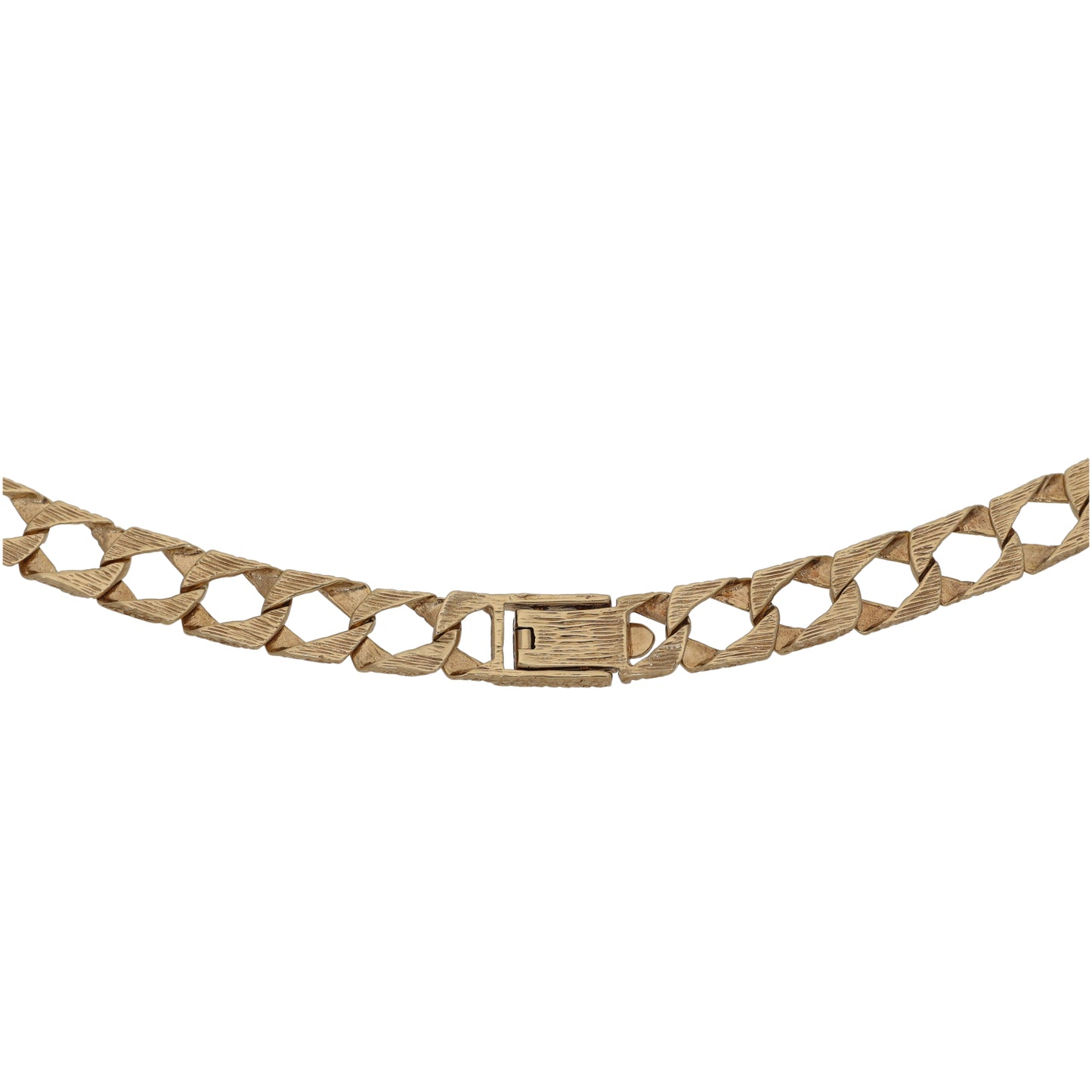 9ct Gold Curb Chain 18"