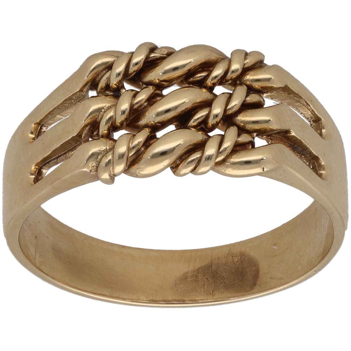 9ct Gold Alternative Ring Size T