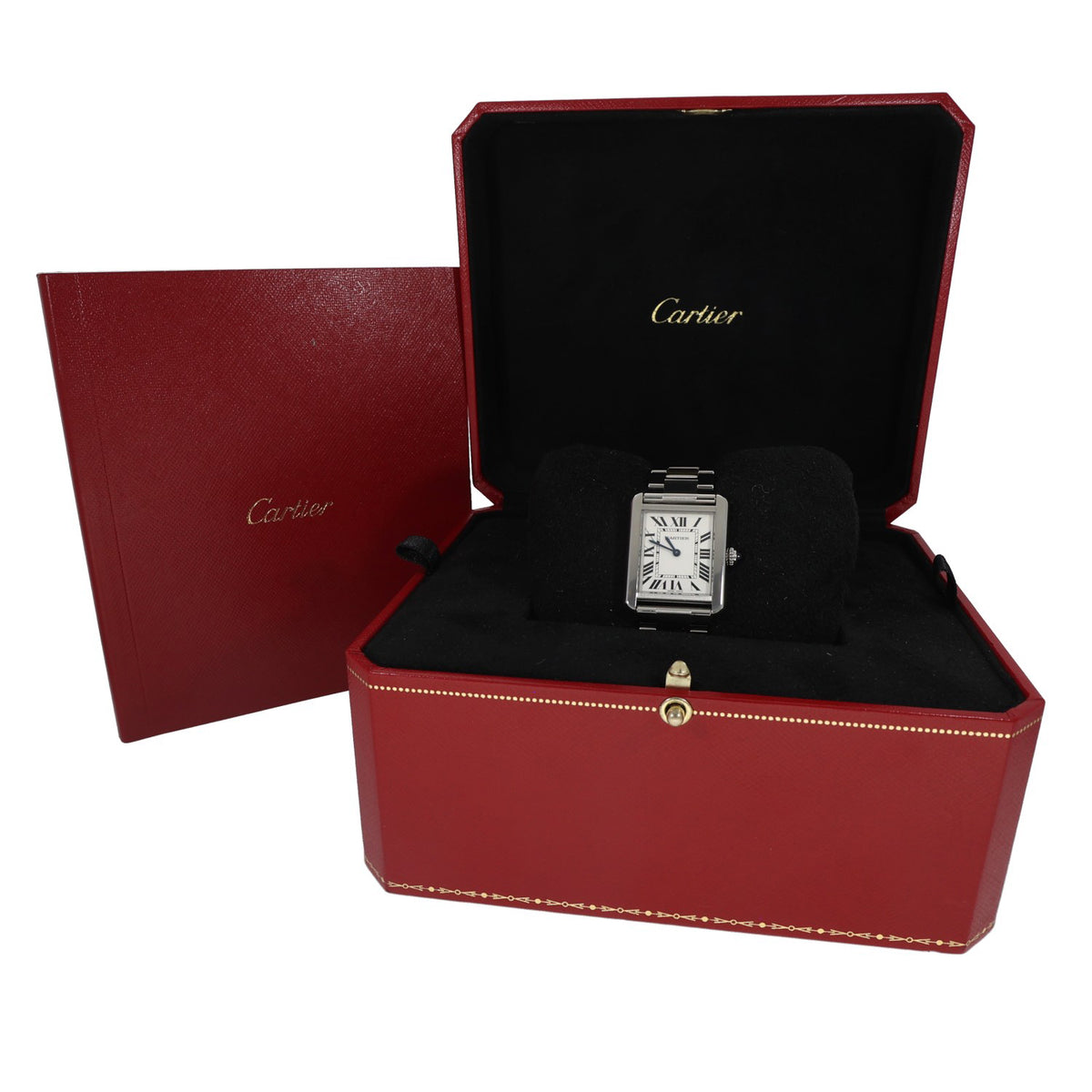 Cartier Tank Solo W5200013 24.4mm Stainless Steel Watch